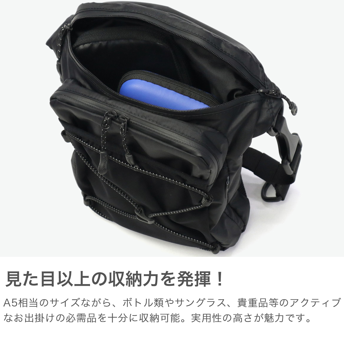 新品タグ付き★ 別注　 Peak ×DOORS　ナイロンショルダー　黒 新品タグ付き☆ 別注 Snow Peak ×DOORS ナイロンショルダー 黒
