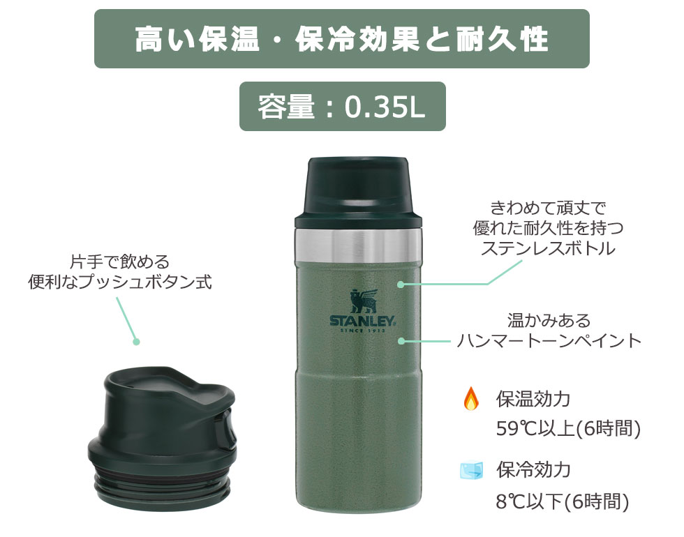 最大17%☆4/30迄 正規取扱店 スタンレー 水筒 STANLEY クラシック真空 
