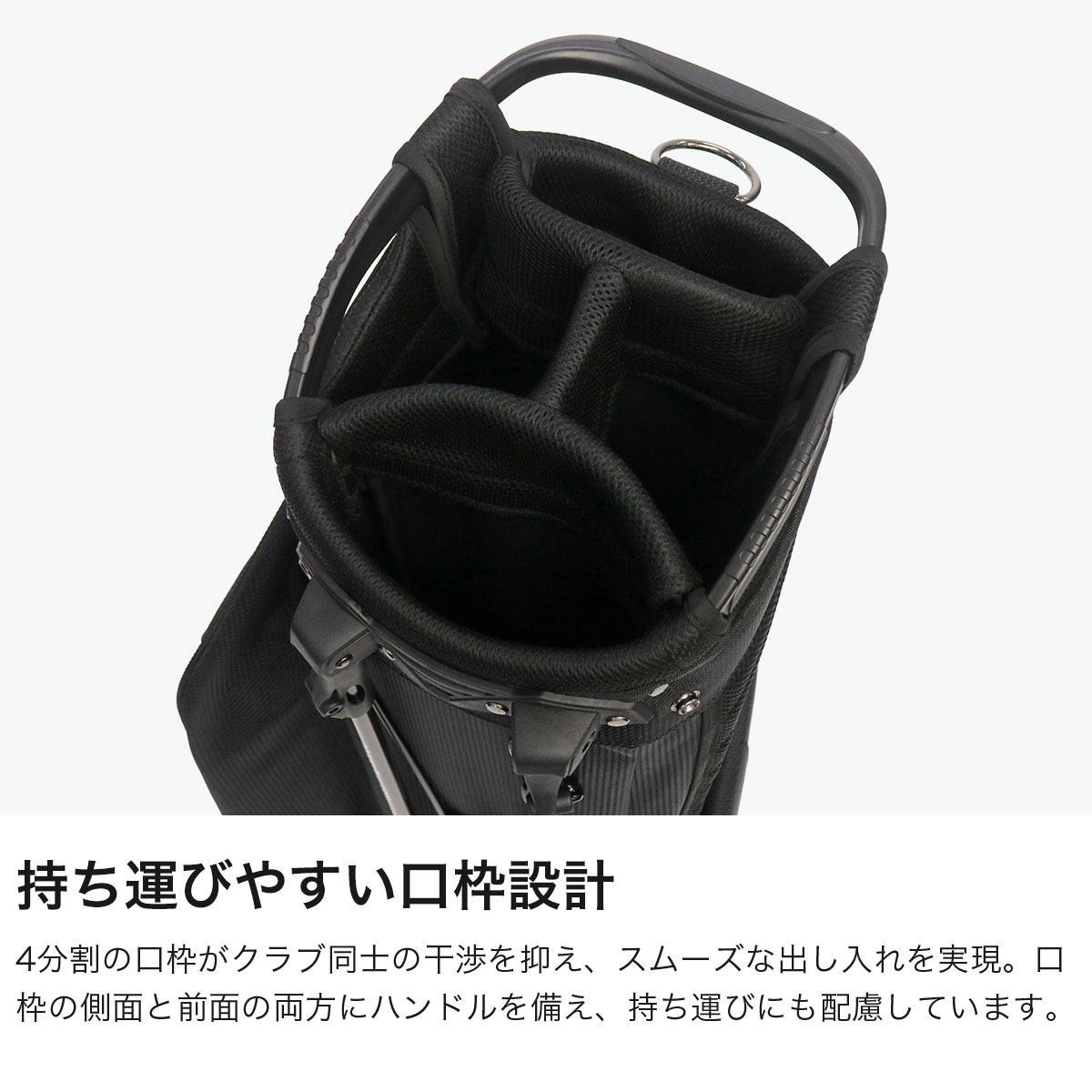 TOMMY HILFIGER GOLF トミー ヒルフィガー ゴルフ 合皮 スタンド