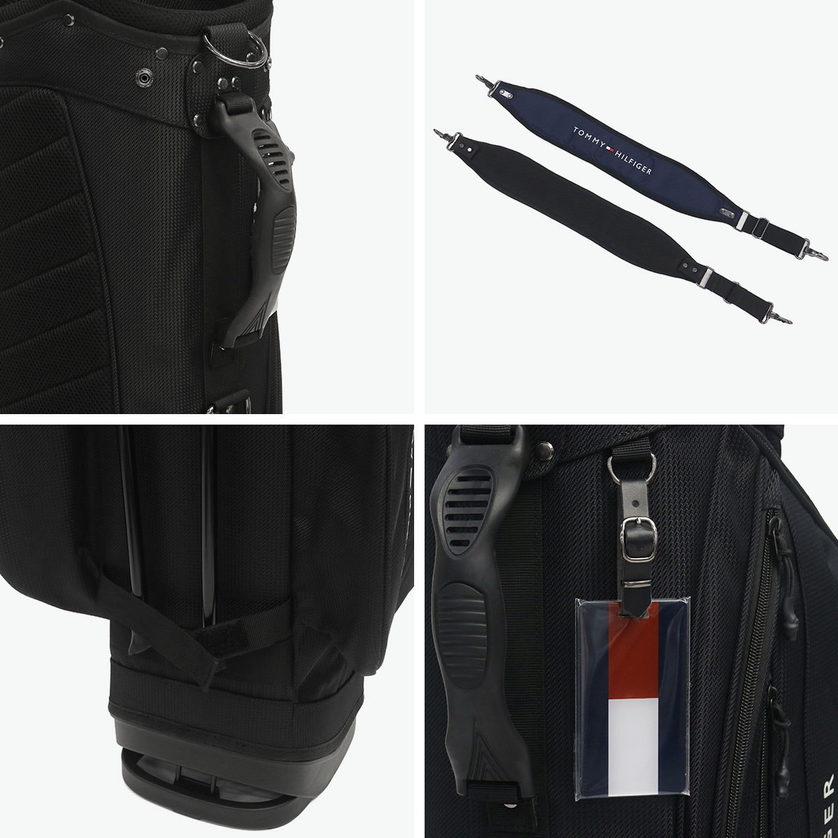 TOMMY HILFIGER GOLF トミー ヒルフィガー ゴルフ 合皮 スタンド