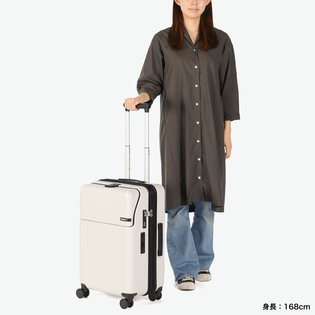 正規品3年保証】 トラベリスト スーツケース Mサイズ フロント