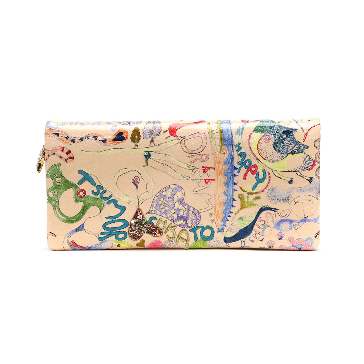 ツモリチサト 長財布 tsumori chisato CARRY 財布 ハッピースタッフ 小銭入れ ...