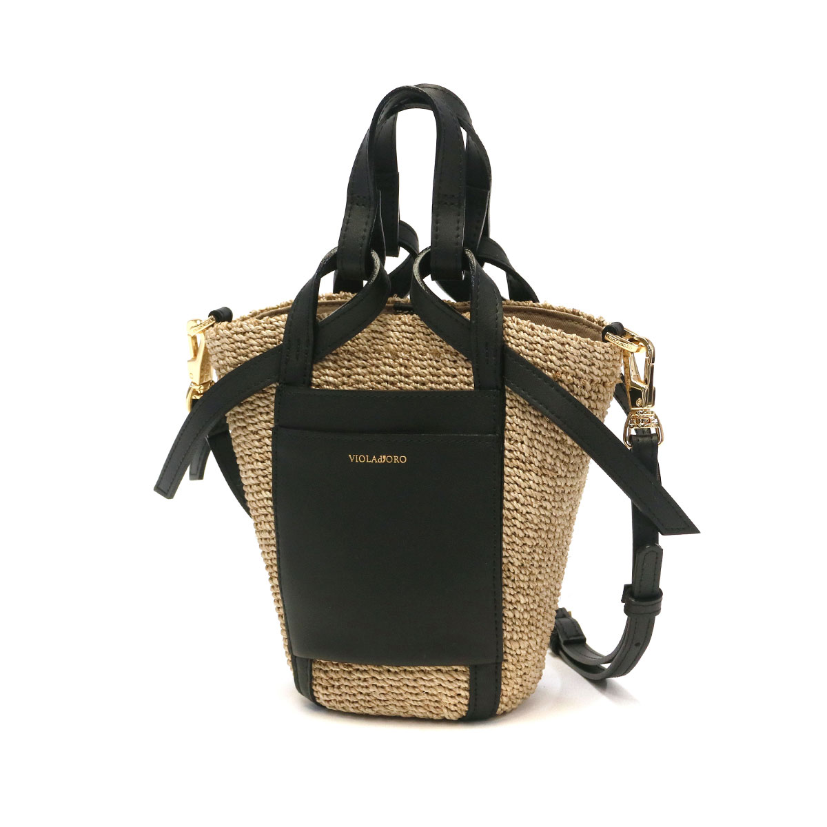 入荷now 買えない VIOLAd'ORO 最大33%☆7/9限定 正規品 ヴィオラドーロ かごバッグ バッグ
