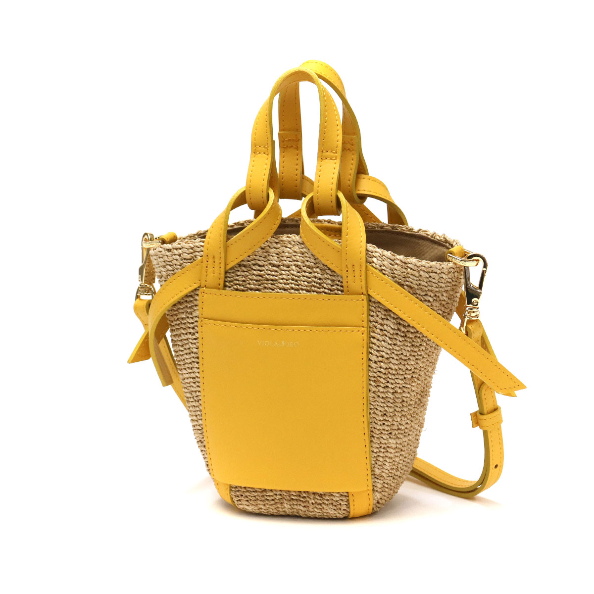 VIOLAd'ORO 最大33%☆7/9限定 正規品 ヴィオラドーロ かごバッグ