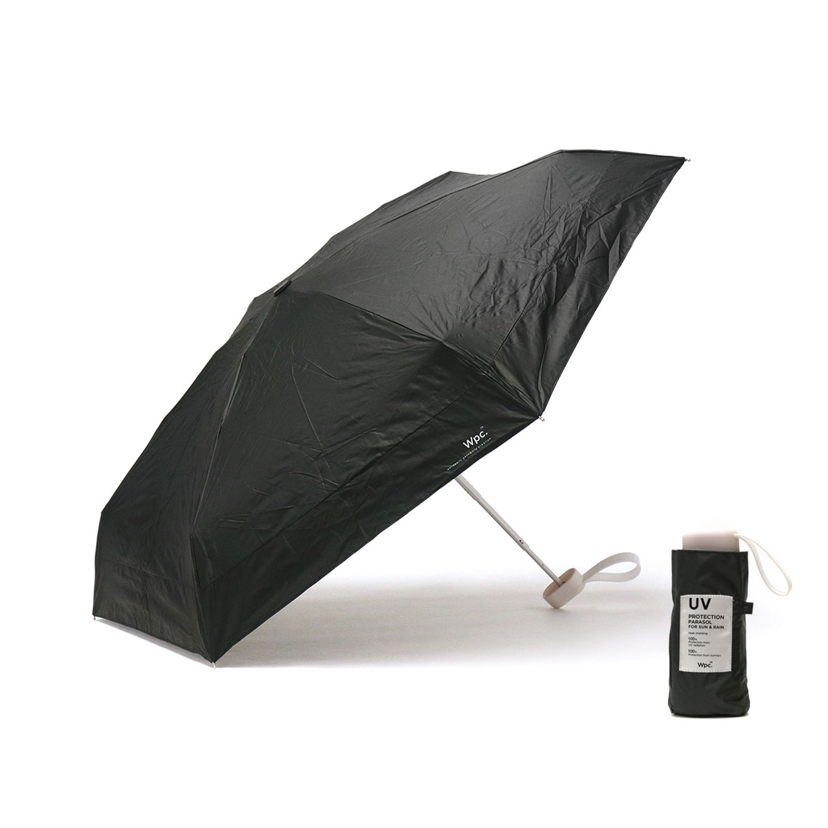 Wpc. 折りたたみ傘 軽量 レディース メンズ 晴雨兼用 Wpc ダブリュピーシー 遮光 傘 日傘...