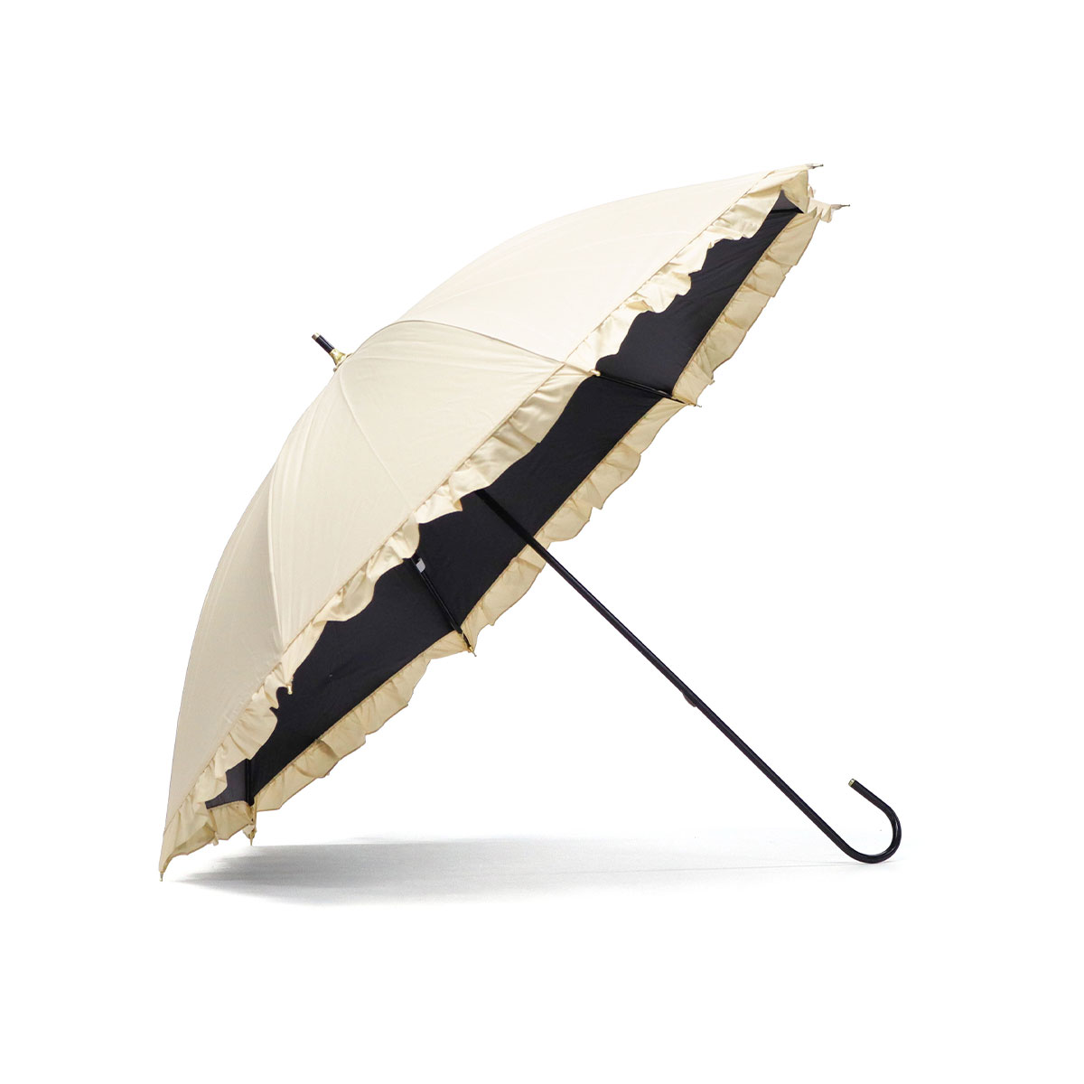 [本日限定][新品] イイダ傘店　日傘　長傘　タッセル付き WAKAOの雨傘【タッセル付き寒竹手元/ワイド軽量】｜長傘 ｜LINE