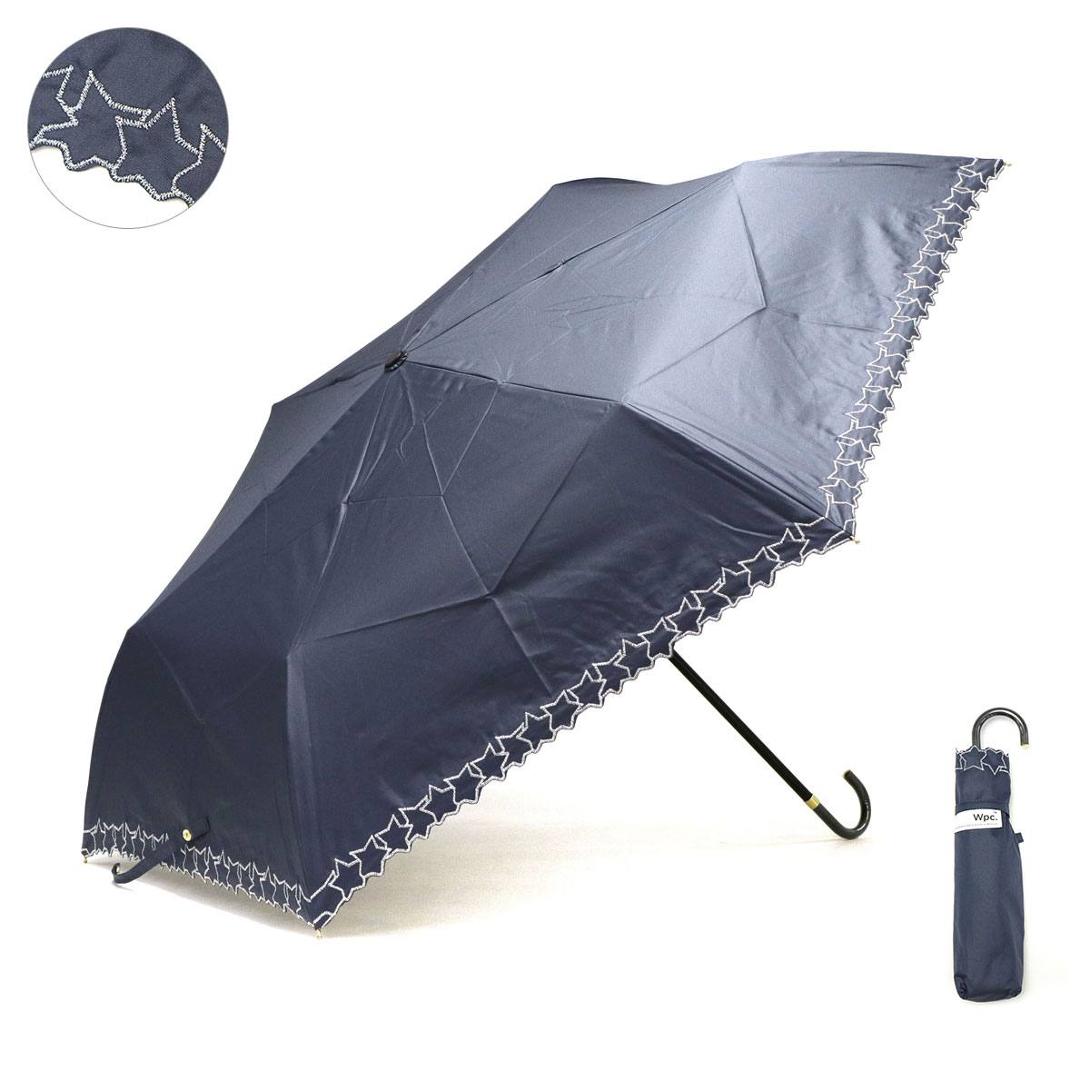ダブリュピーシー 折りたたみ傘 Wpc. Wpc 日傘 晴雨兼用 軽量 手動 UVカット 完全遮光 ...