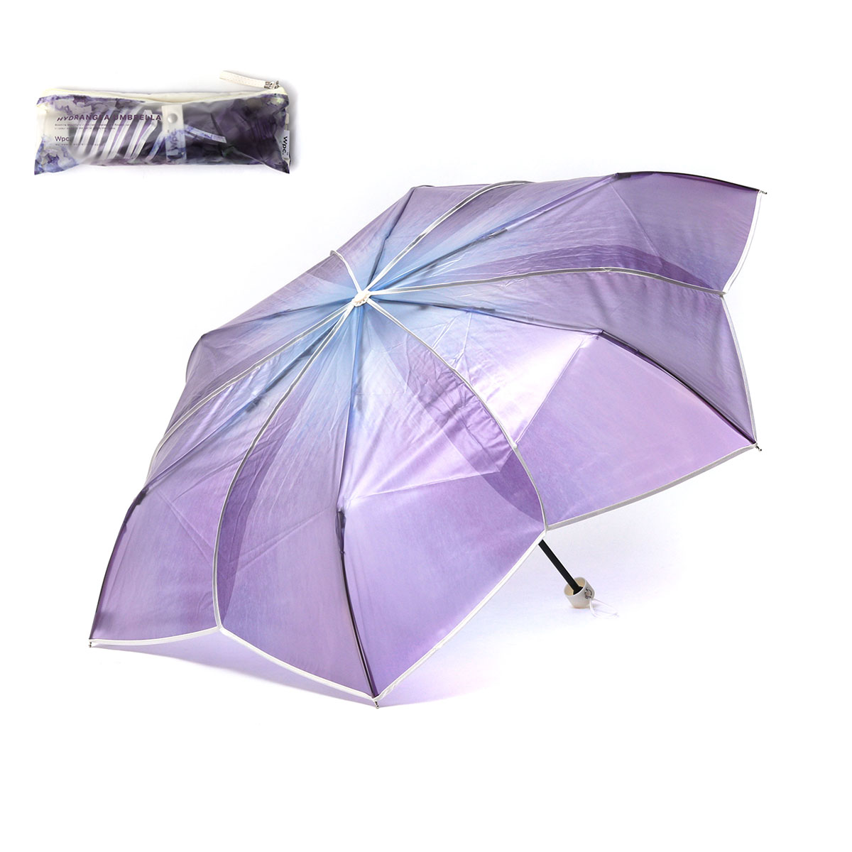 Wpc. 折りたたみ傘 軽量 レディース ダブリュピーシー 傘 折りたたみ 54cm コンパクト 花...
