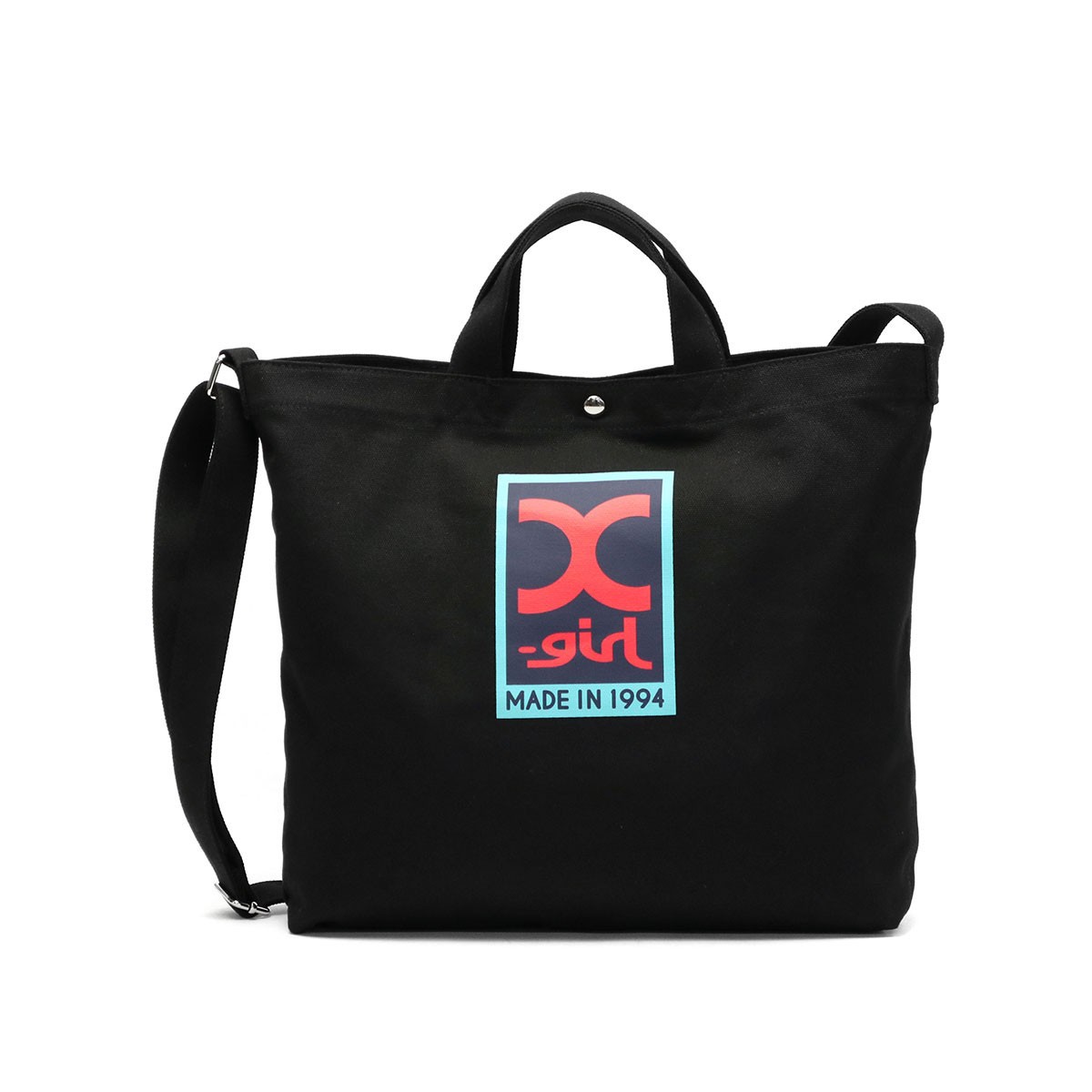 X-girl エックスガール バッグ トートバッグ RECTANGLE LOGO