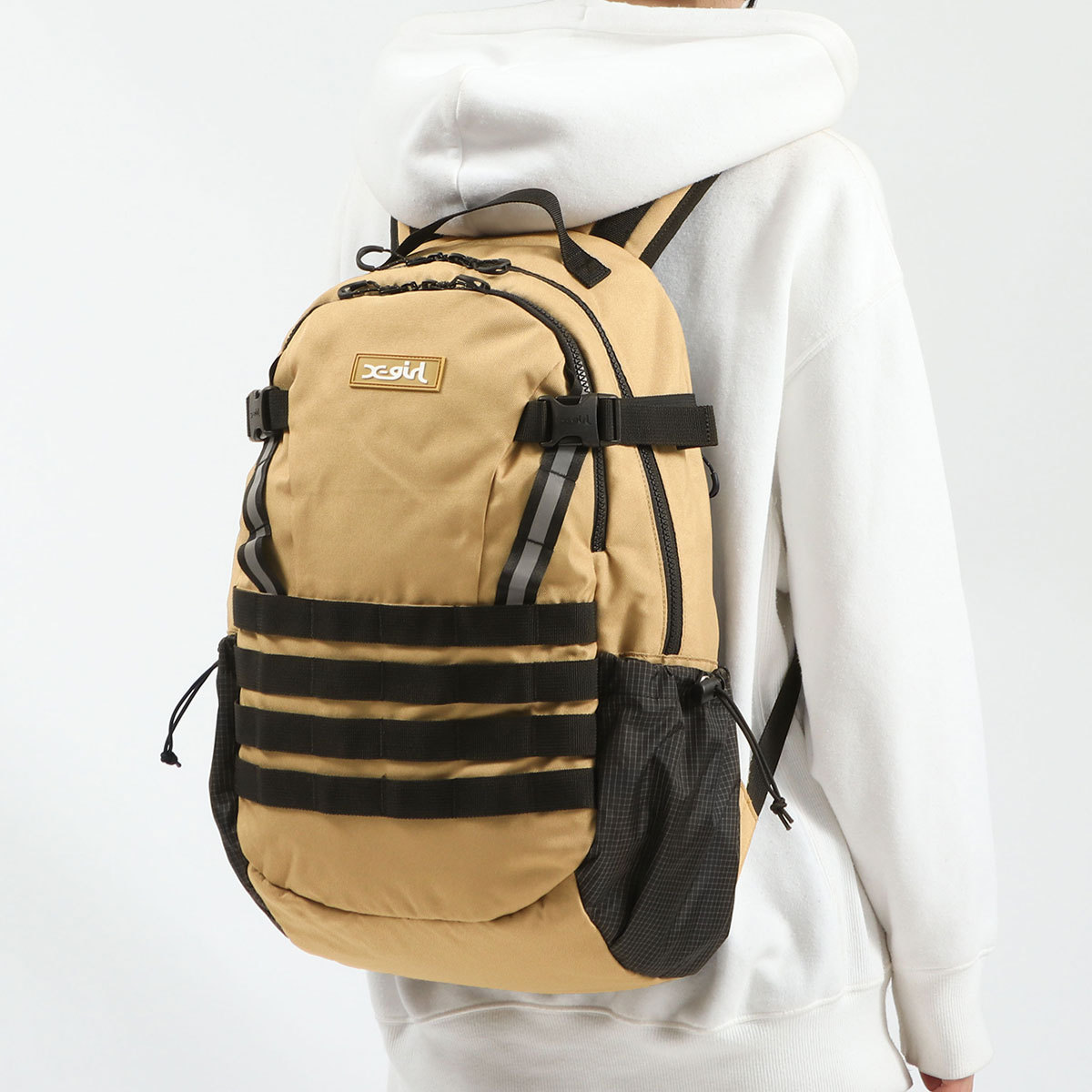 エックスガール リュック X Girl Rubber Box Logo Backpack バックパック 大容量 B4 ノートpc 通学 女子 レディース ギャレリア Bag Luggage 通販 Paypayモール