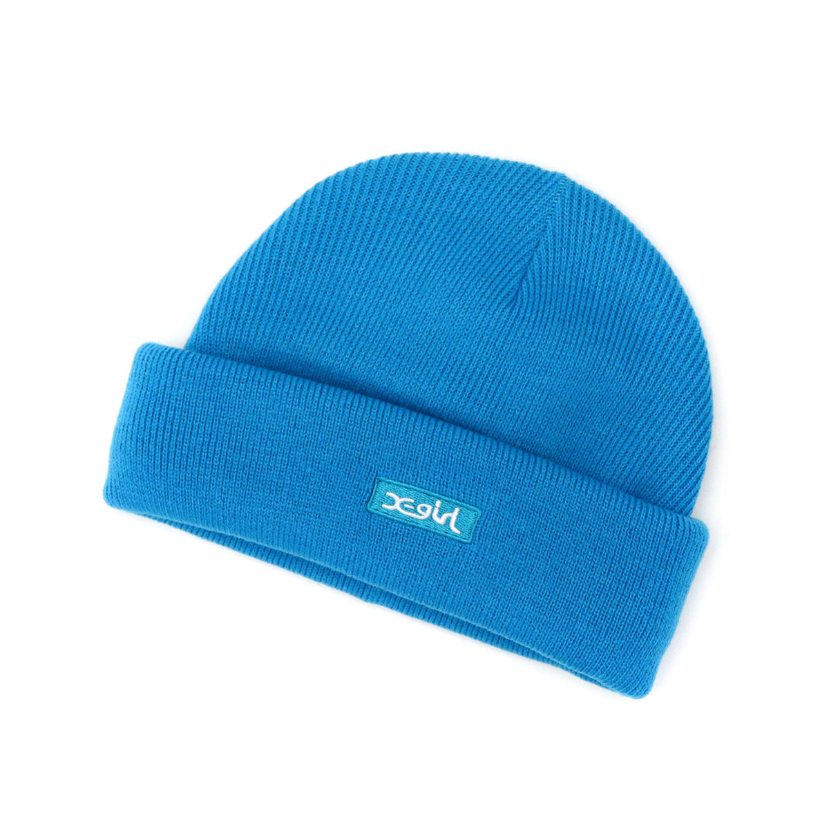 最大36%★4/9限定 エックスガール 帽子 X-girl 3WAY KNIT CAP ニット帽 ニットキャップ ビーニー 3WAY アクリル  シンプル ロゴ レディース 105231051003