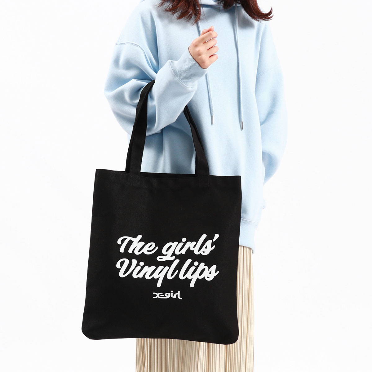 X-girl 最大36%☆3/11限定 エックスガール トートバッグ VINYL