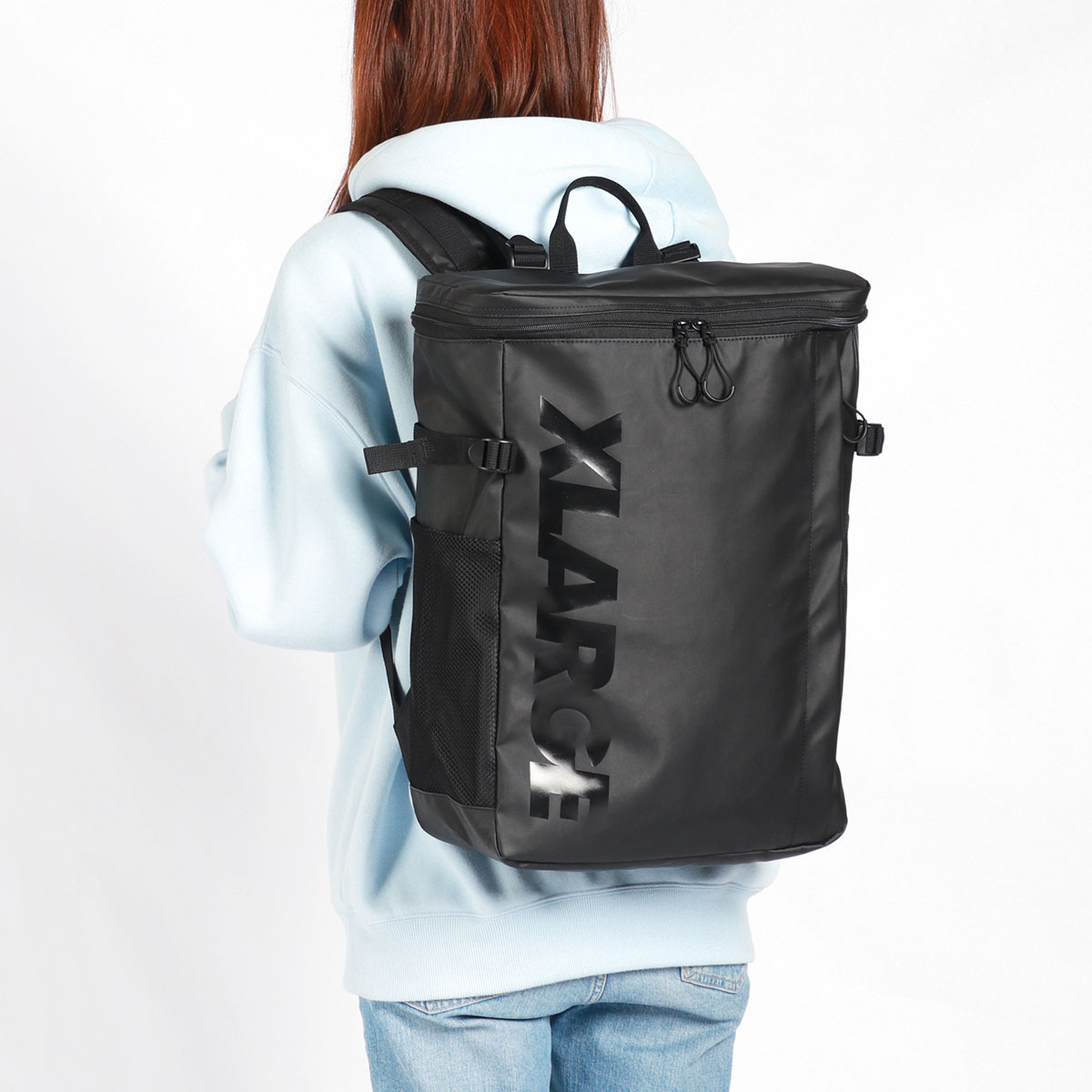 XLARGE ブラック リュック・バックパック XLARGEロゴ バックパック(F 黒): キッズ - ナルミヤ オンライン