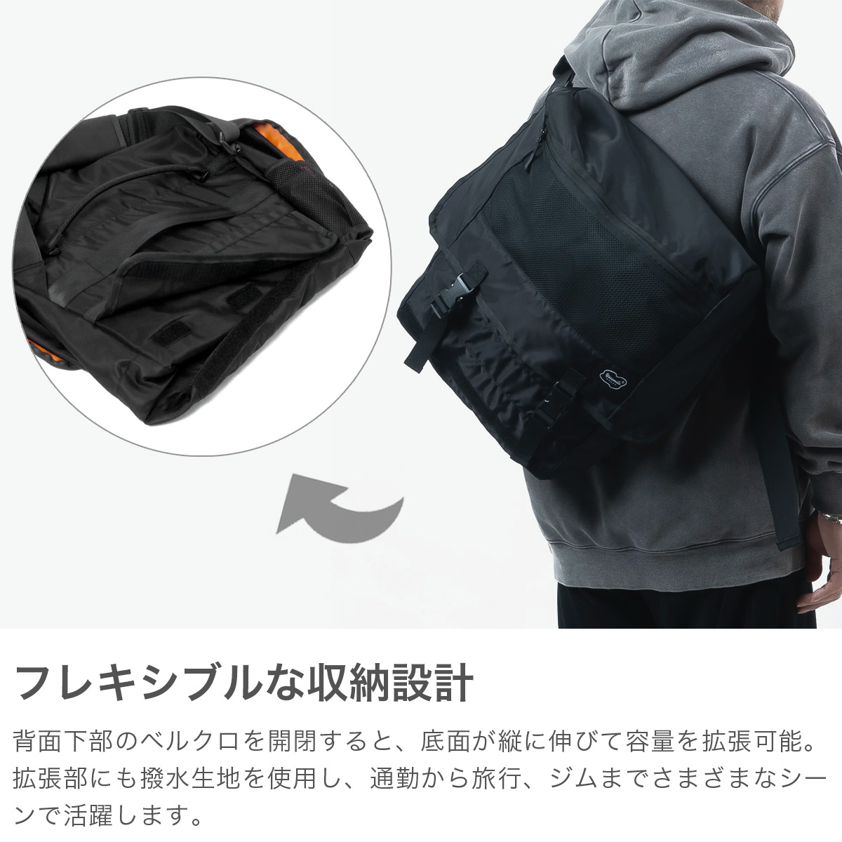 YOSEMITE STRAP ヨセミテストラップ ショルダーバッグ 斜め掛け 撥水