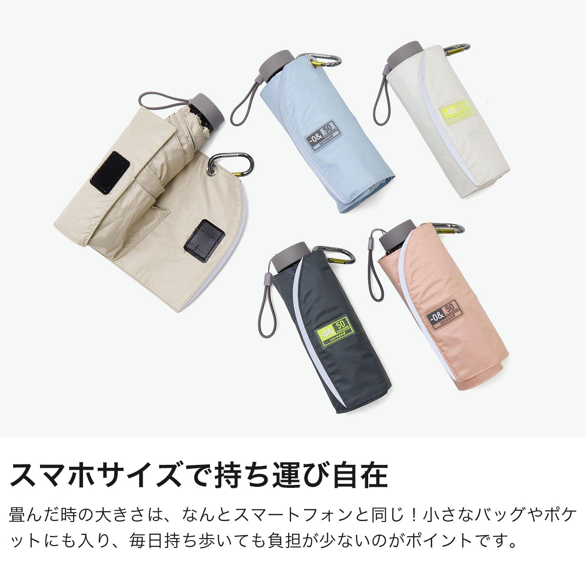 Ado 折り畳み傘 0& ゼロアンド 折りたたみ傘 手動開閉 手動 日傘 雨傘 折り畳み傘
