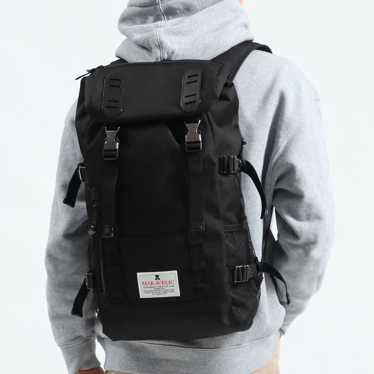最大36%★12/28迄 マキャベリック リュック MAKAVELIC バックパック TRUCKS DOUBLE BELT ZONE MIX DAYPACK MEDIUM A4 B4 メンズ 3106-10118 :MAKAVELIC-3104-10103:ギャレリア Bag&Luggage ...