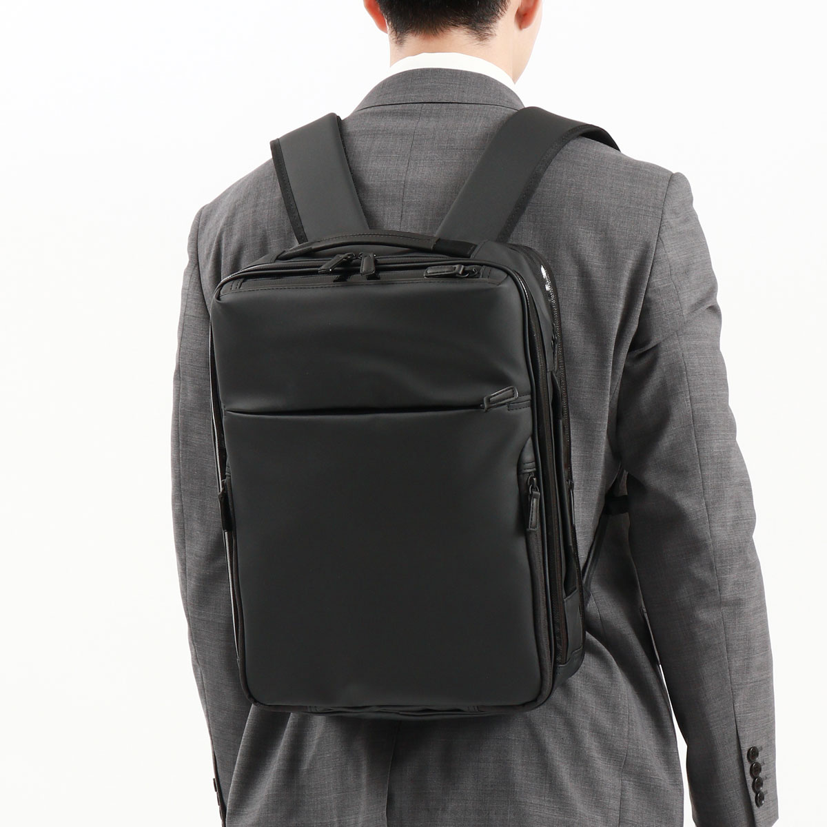 最大50%★5/25限定 正規品5年保証 エースジーン リュック リュックサック メンズ 大容量 拡張 通勤 PC ビジネスリュック エース A4 16/20L ace.GENE 68151の画像