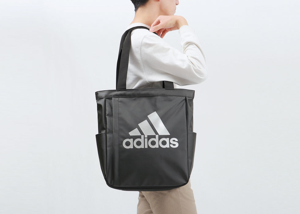 倍倍＋10％☆10/31迄 アディダス トートバッグ adidas トート 持ち手 長め ファスナー付き 大きめ 軽量 通学 A4 18L 中学生  高校生 メンズ レディース 67743 :ADD00230:ギャレリア BagLuggage ANNEX - 通販 - Yahoo!ショッピング