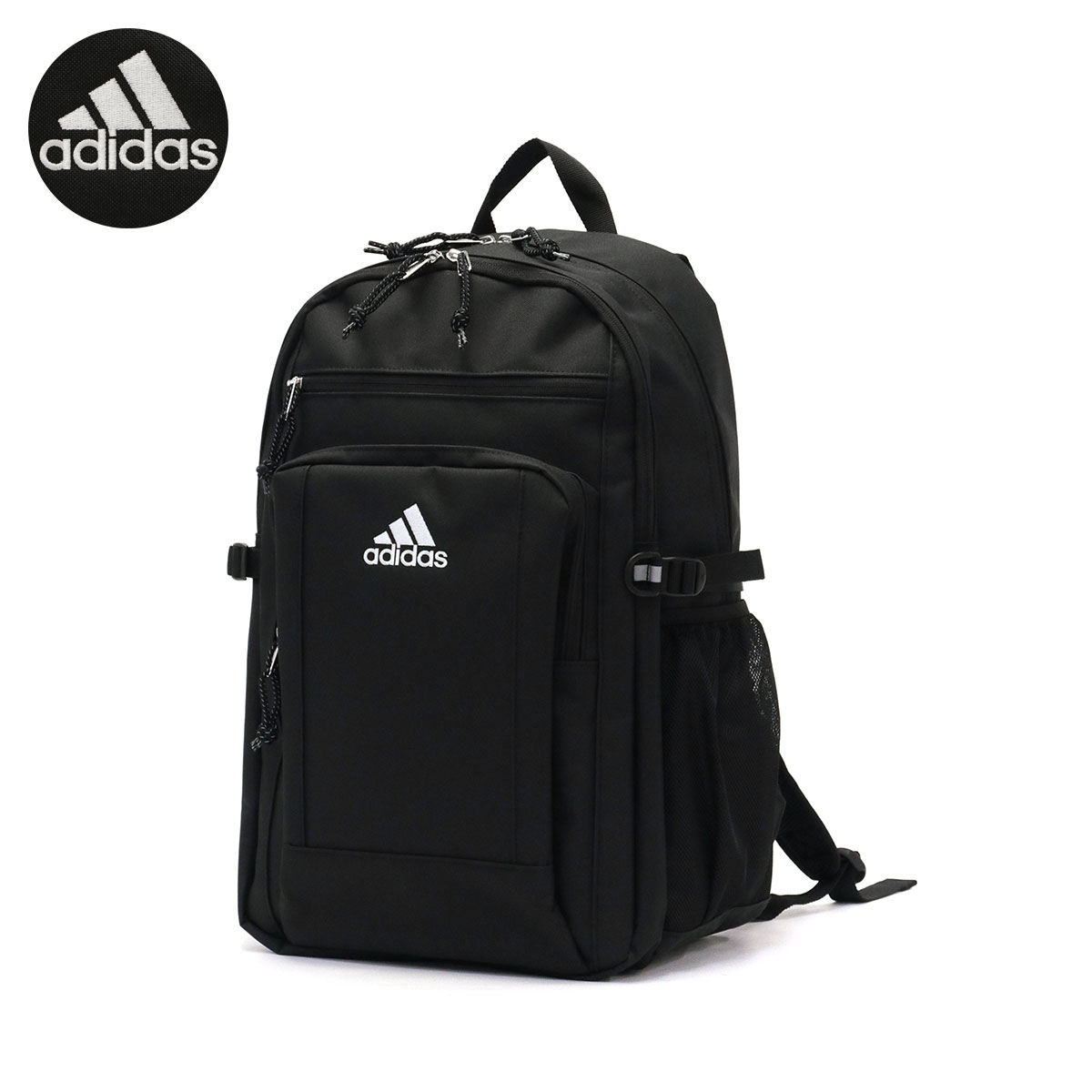 セール50%OFF アディダス リュック メンズ レディース 中学生 高校生 大容量 通学 シンプル 黒 adidas リュックサック 軽量 通学用 PC B4 A4 31L 67891｜galleria-store｜03