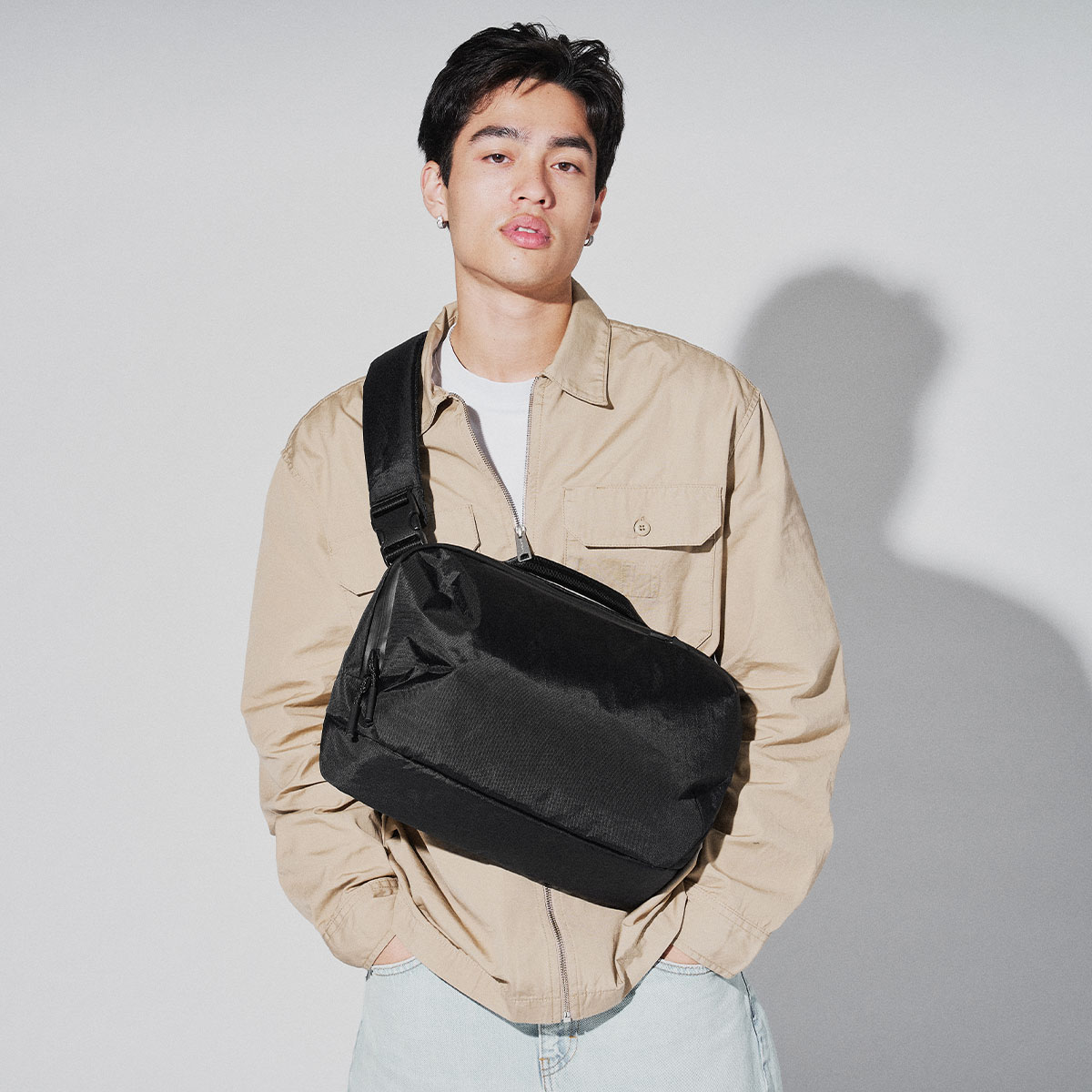 Aer　ショルダーバッグ　未使用品 Aer（エアー） ショルダーバッグ FREE ブラック メンズ : ZOZOTOWN