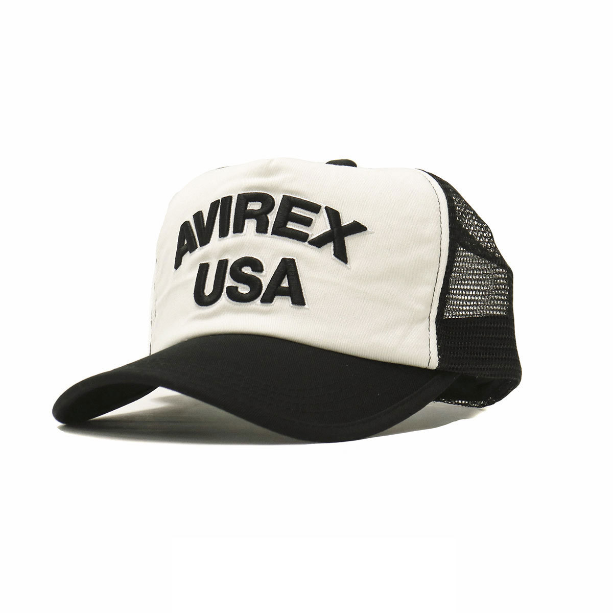 最大32%★6/16限定 アヴィレックス キャップ AVIREX HEAD WEAR KING SIZE MESH CAP USA 帽子 ワークキャップ メンズ レディース アビレックス 14308600｜galleria-store｜02