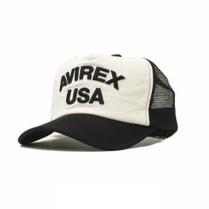倍倍＋10％★8/31迄 アヴィレックス キャップ AVIREX HEAD WEAR KING SIZE MESH CAP USA 帽子 ワークキャップ メンズ レディース アビレックス 14308600