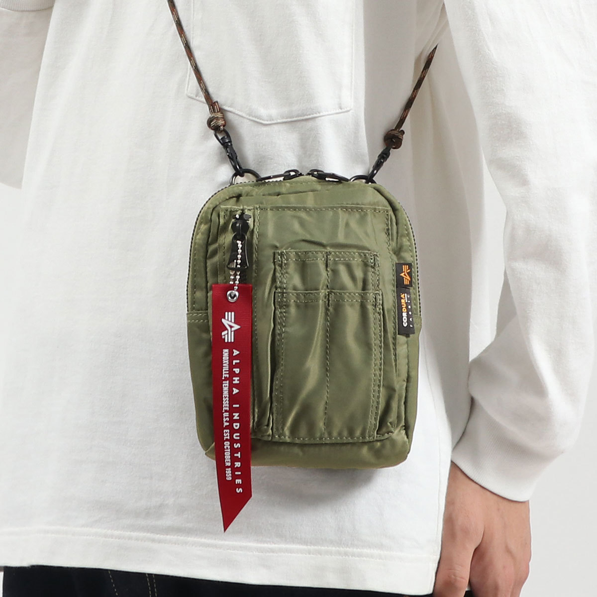 アルファインダストリーズ ショルダーバッグ サコッシュ UTILITY POCKET SACOCHE...