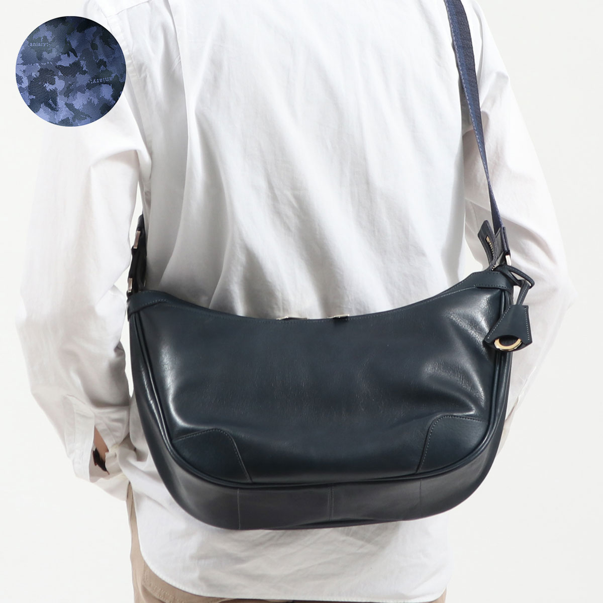 最大51%★6/4限定 正規取扱店 アニアリ ショルダーバッグ aniary Antique Leather バッグ A5 革 斜めがけ 日本製 メンズ レディース 01-03008の画像