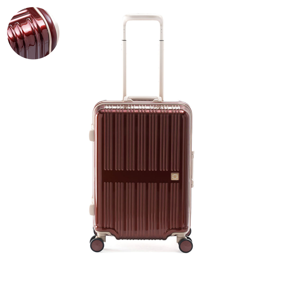 特典付 アジアラゲージ スーツケース 機内持ち込み S Sサイズ Asia Luggage キャリーケース おしゃれ 静音 36L 1〜2泊 Dream Light ALI-099-18 爆買の画像