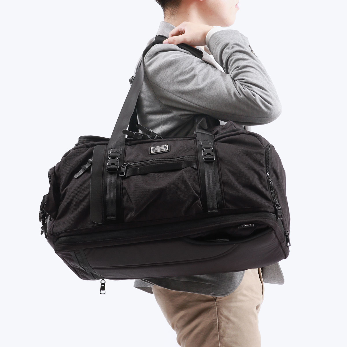 旅行かばん・小分けバッグ AS2OV EXCLUSIVE BALLISTIC NYLON BOSTON AS2OV (アッソブ) EXCLUSIVE BALLISTIC NYLON 2WAY BOSTON