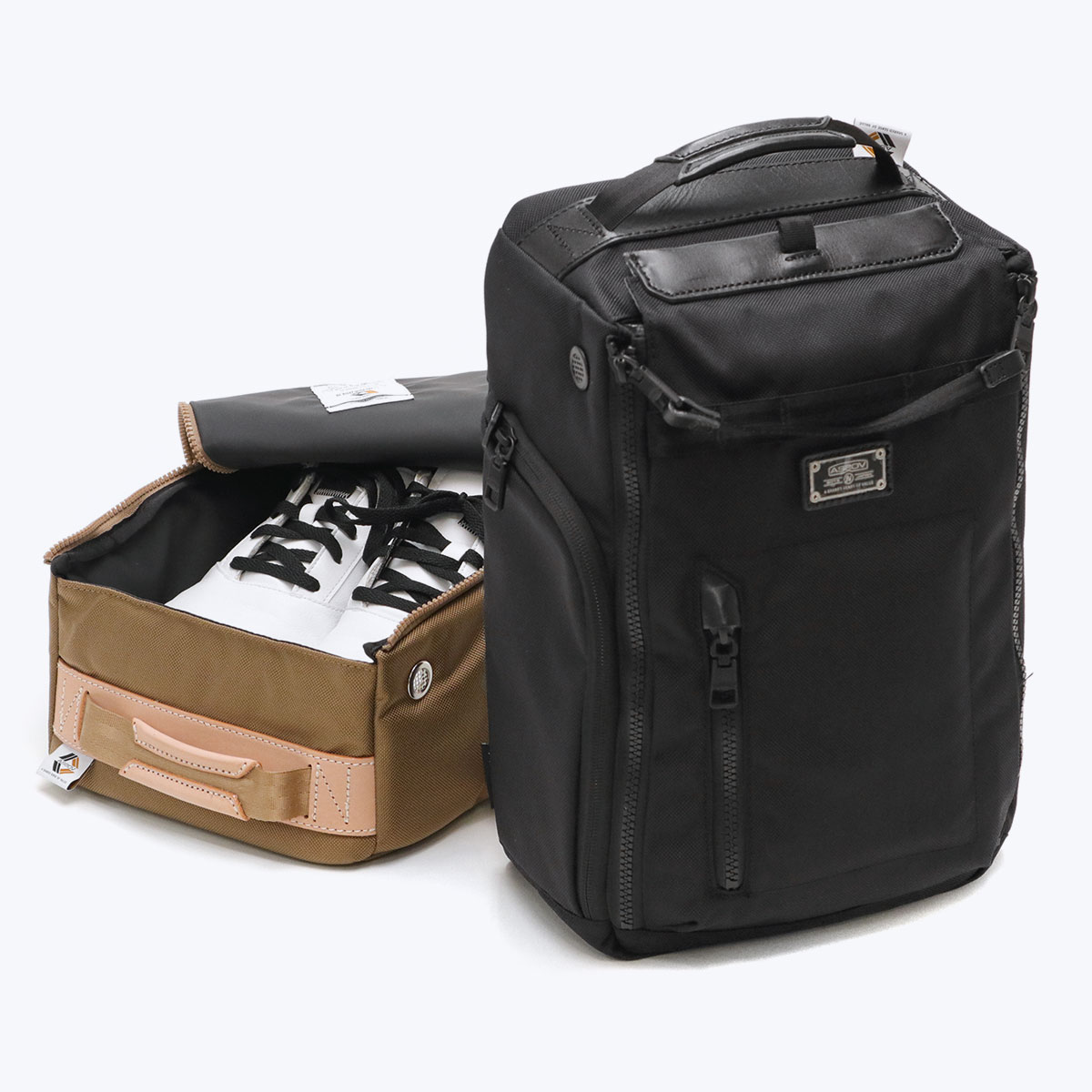 極美品 AS2OV アッソブ 152210 コーデュラ ゴルフ シューズ バッグ AS2OV（アッソブ） 最大41% 12/25限定 ゴルフ シューズケース シューズ