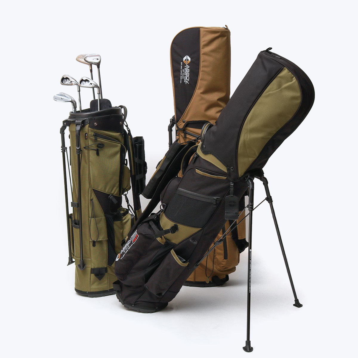 【美品】AS2OV GOLF アッソブゴルフ スタンドキャディバック asv00301-1.jpg