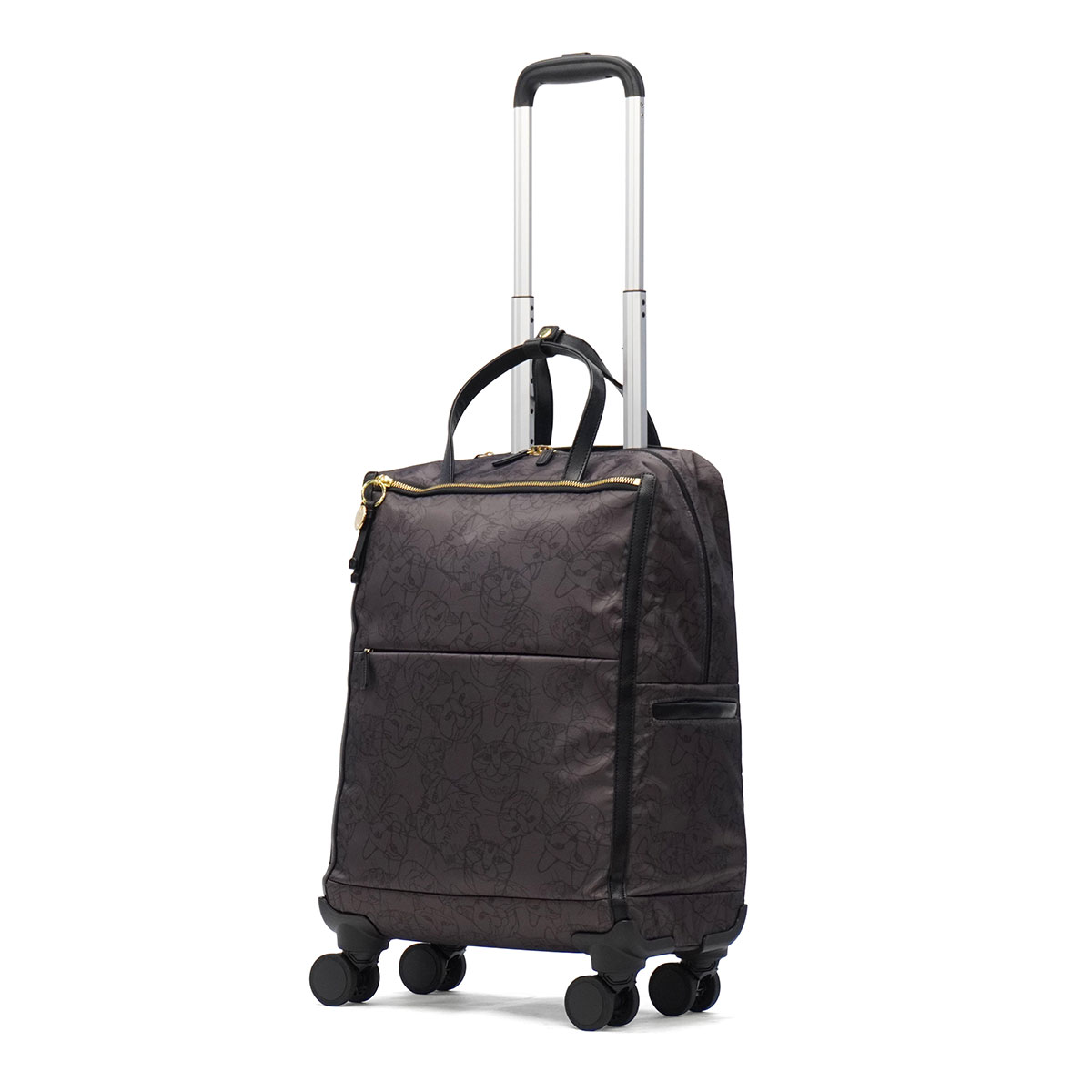 正規品10年保証 エーストーキョー キャリーバッグ 機内持ち込み 布 ace.TOKYO 33L 3泊 4泊 レディース 猫 HAyU ユッカトローリー 17841 爆買の画像