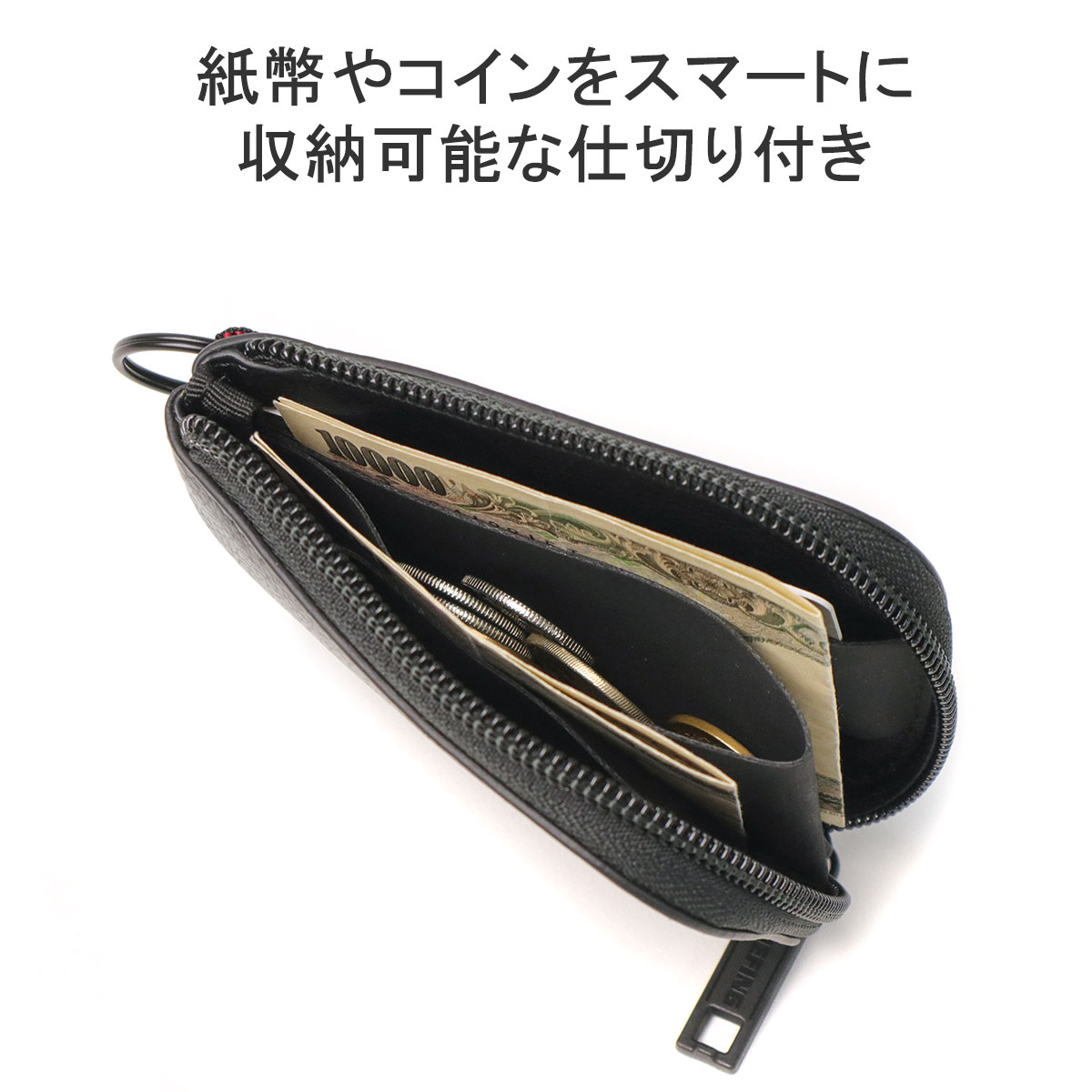 最大36%★4/18.19限定 日本正規品 ブリーフィング ゴルフ コインケース BRIEFING GOLF LEATHER SERIES COIN  PURSE LE 小銭入れ 防水 BRG221G20