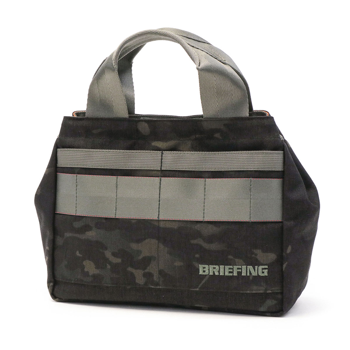 日本正規品 ブリーフィング ゴルフ トートバッグ BRIEFING GOLF MIL COLLECTION CART TOTE WOLF GRAY  カートバッグ 小さめ B5 BRG223T22