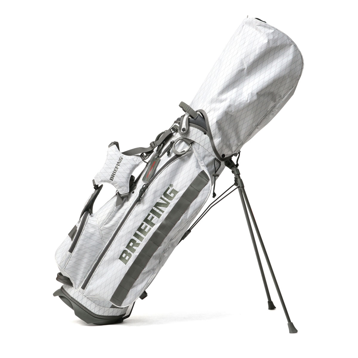 最大33%★12/3限定 日本正規品 ブリーフィング ゴルフ キャディバッグ CR-4 #02 XP WOLF GRAY BRIEFING GOLF  スタンド 軽量 限定 おしゃれ BRG223D24