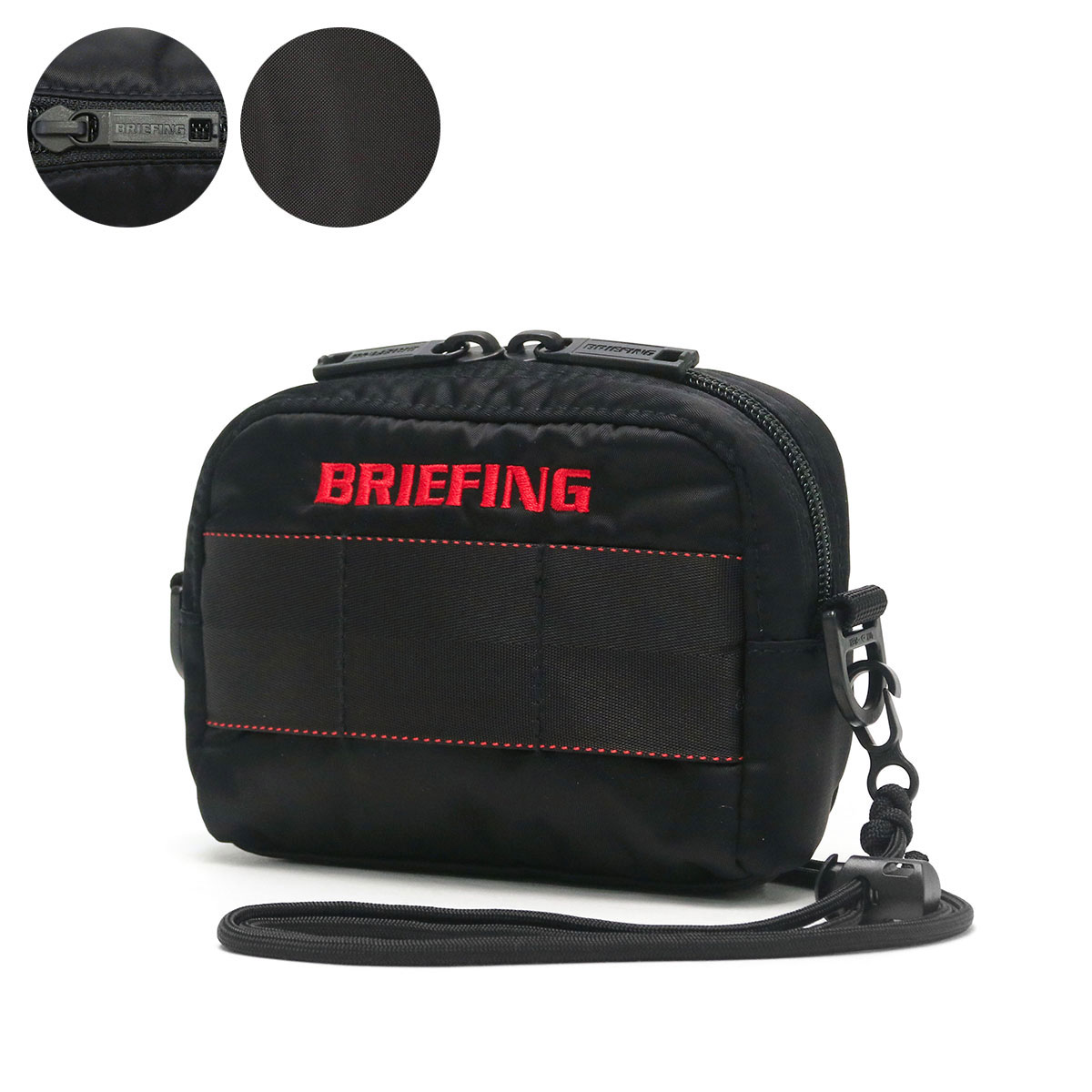 最大44%★5/18.19限定 日本正規品 ブリーフィング ゴルフ ポーチ BRIEFING GOLF 3WAY POUCH GOLF ECO TWILL ミニショルダー 斜めがけ 小さめ バッグ BRG223G48｜galleria-store｜02