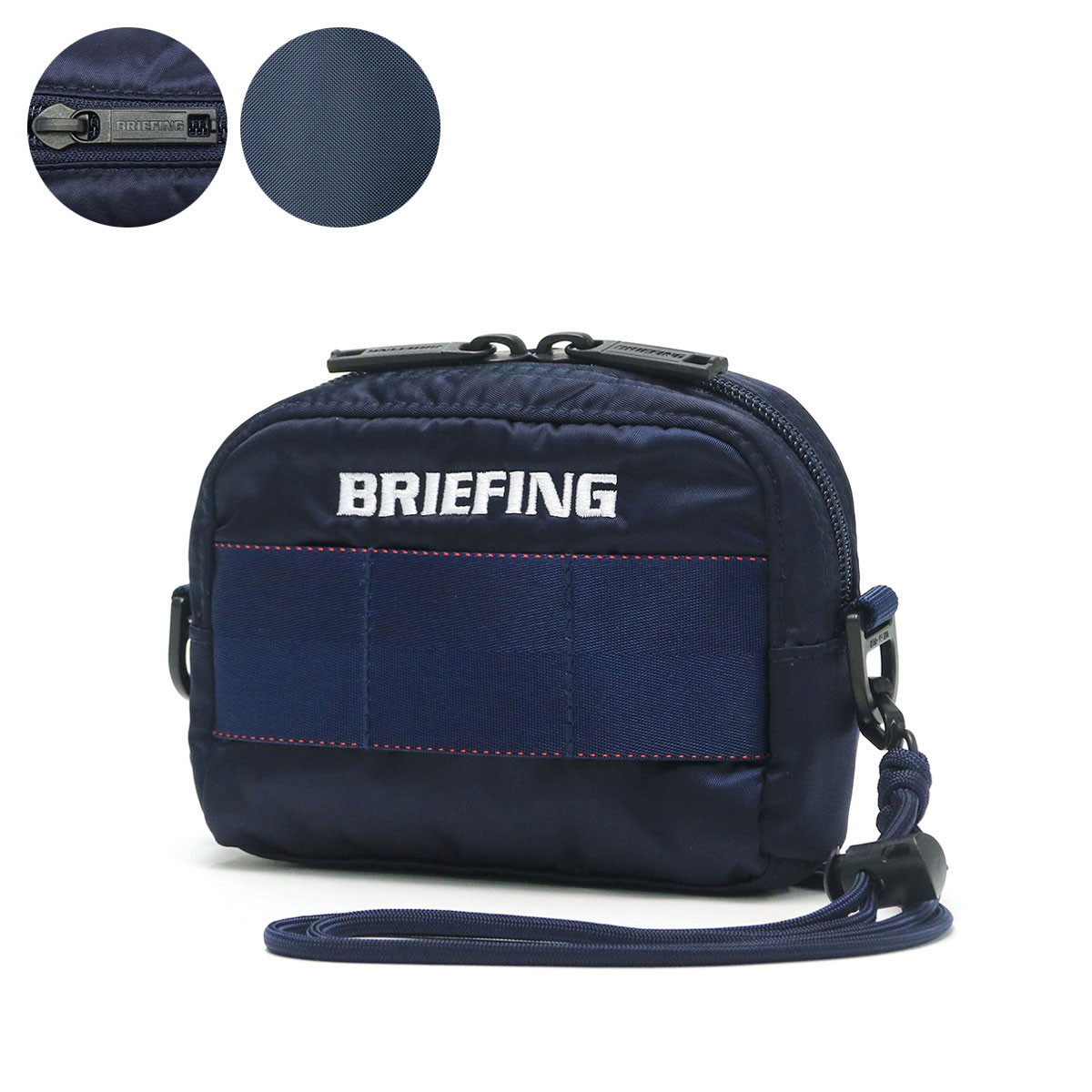 最大44%★5/18.19限定 日本正規品 ブリーフィング ゴルフ ポーチ BRIEFING GOLF 3WAY POUCH GOLF ECO TWILL ミニショルダー 斜めがけ 小さめ バッグ BRG223G48｜galleria-store｜04