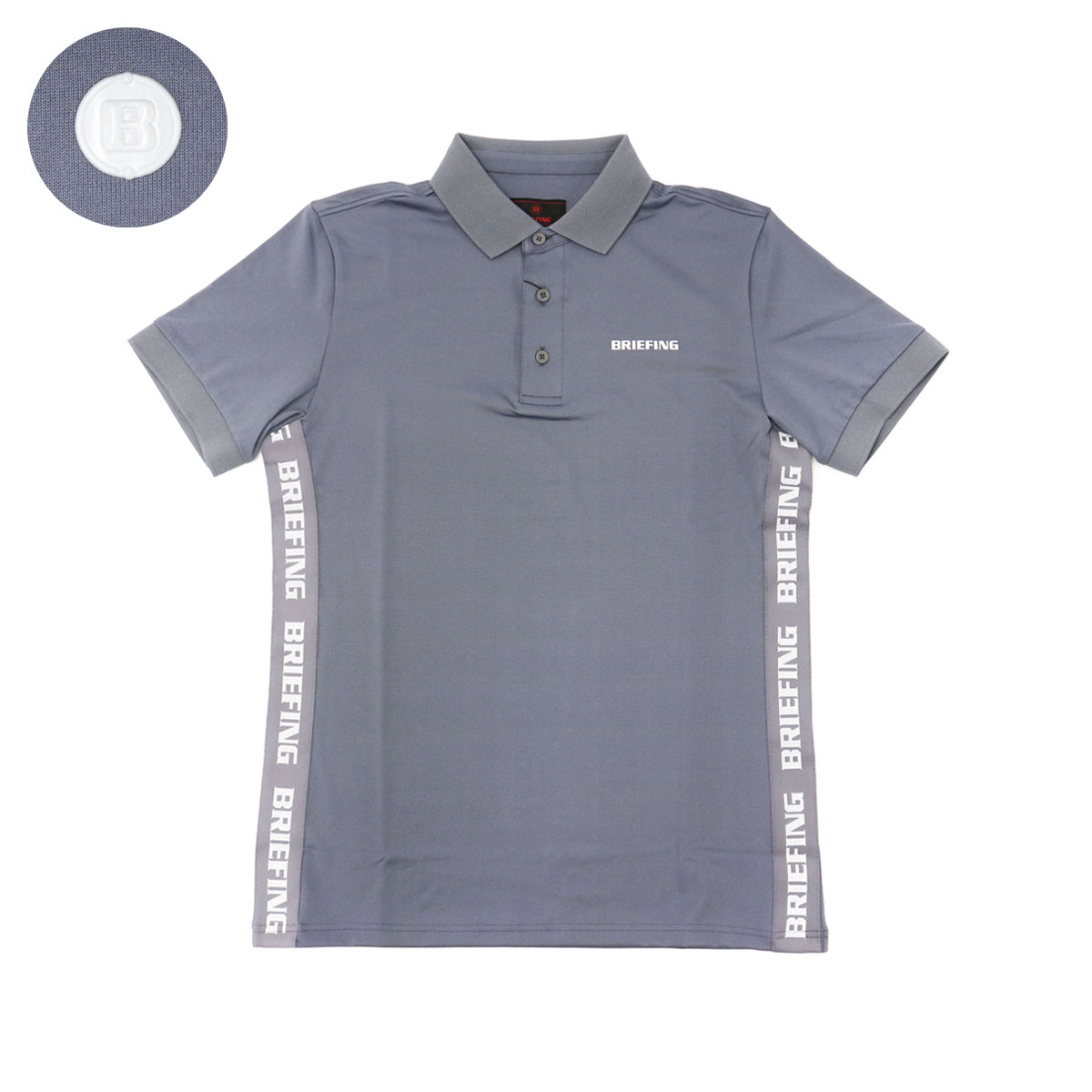 セール30%OFF 日本正規品 ブリーフィング ゴルフ ウェア BRIEFING GOLF URBAN COLLECTION MENS SIDE LOGO LINE POLO ポロシャツ 半袖 メンズ BRG231M05