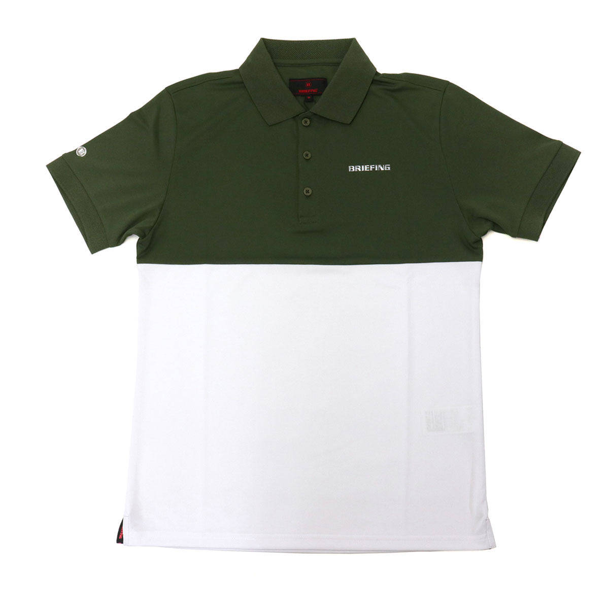 セール30%OFF 日本正規品 ブリーフィング ゴルフ ウェア BRIEFING GOLF MENS BI-COLOR POLO ポロシャツ 半袖 速乾 UVカット 日本製 メンズ BRG231M09