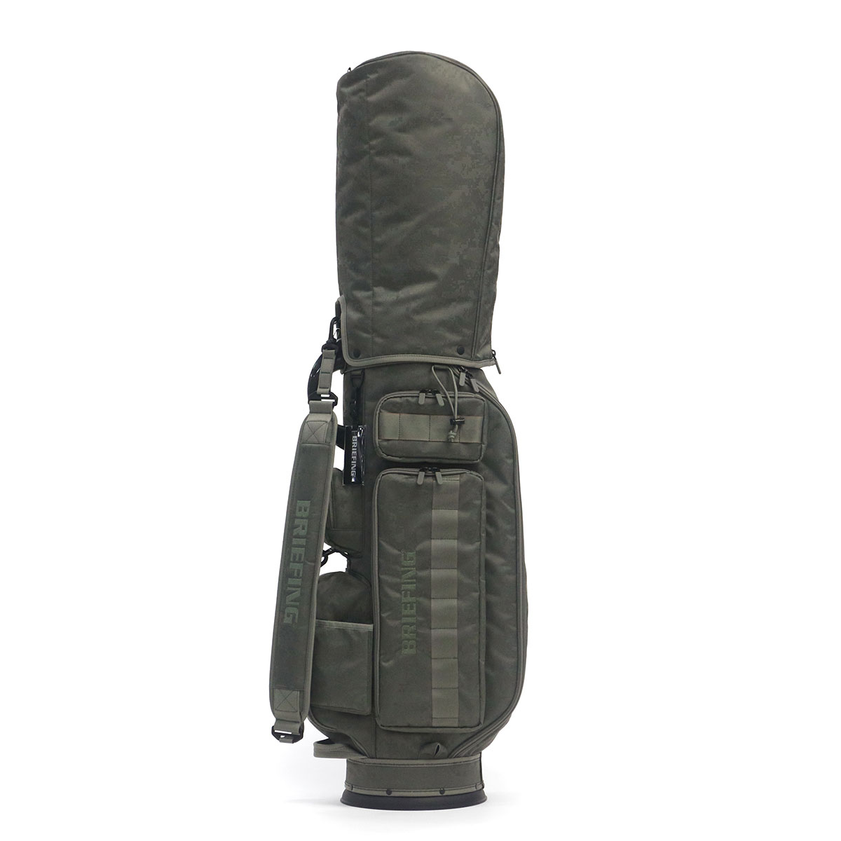 ラウンドショルダーバッグ（BRIEFING GOLF）（色：グレー系）の商品