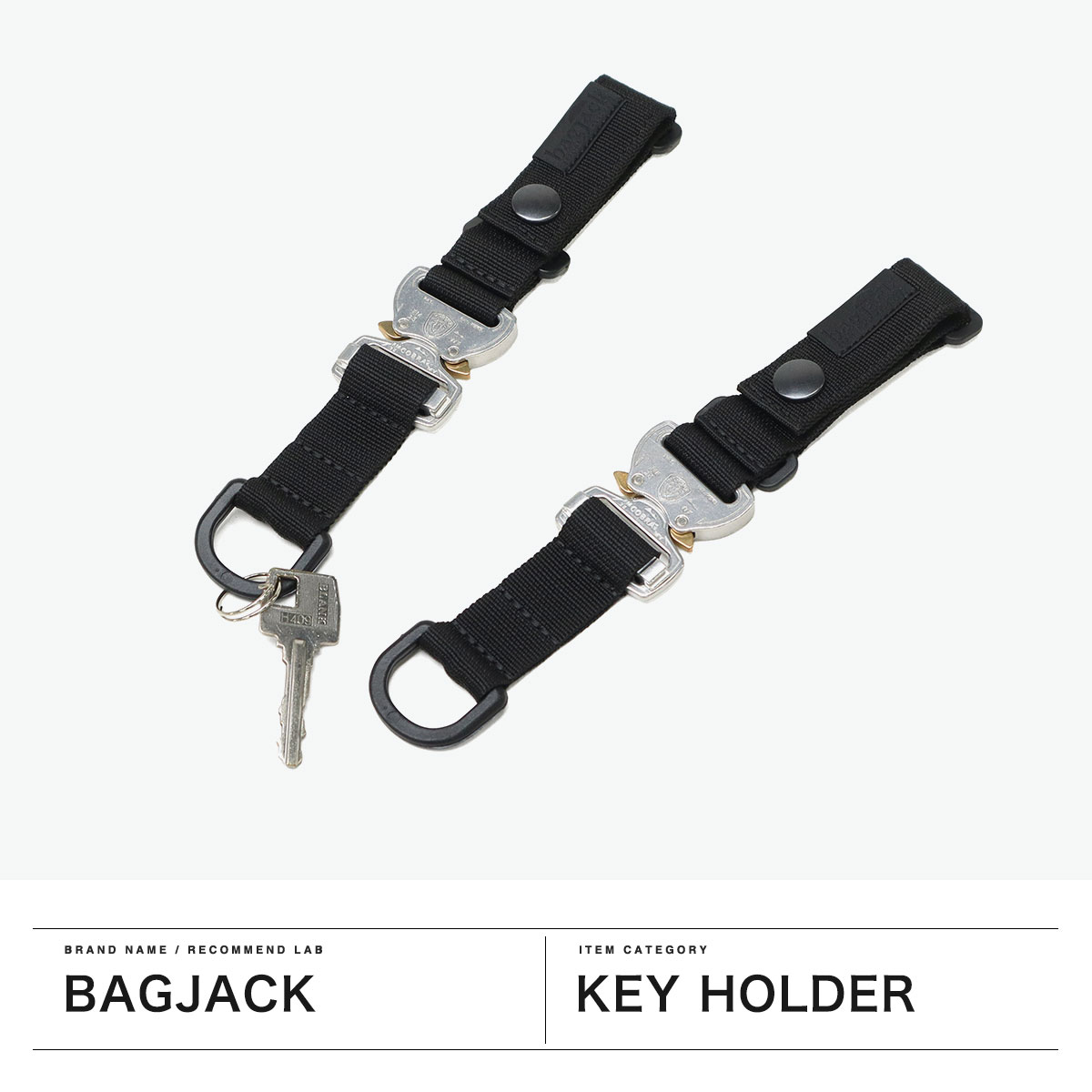 BASGACK コブラバックルカラビナ付きストラップ BASGACK コブラバックルカラビナ付きストラップ - メルカリ
