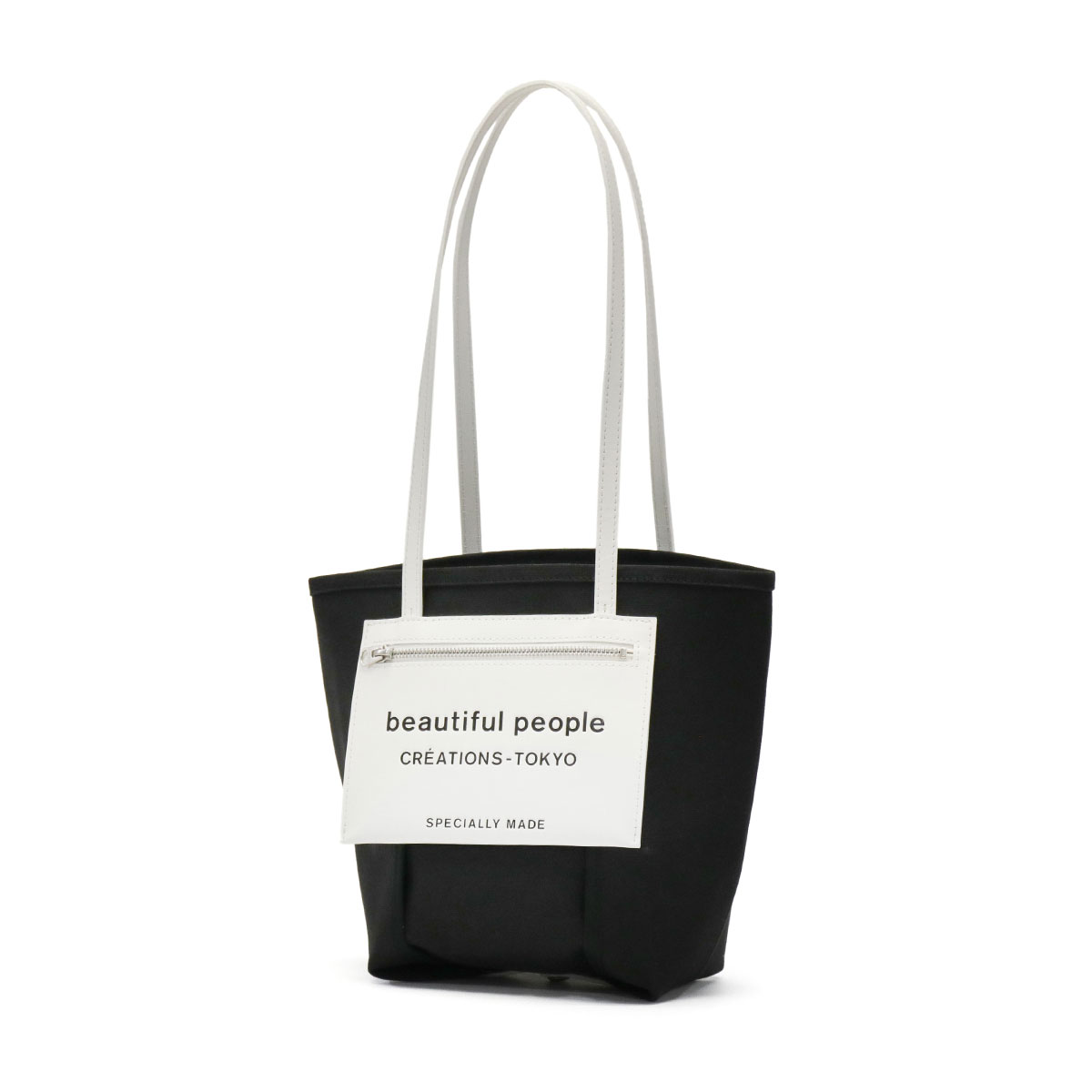 ビューティフルピープル トートバッグ beautiful people ライニングロゴポケットトートバッグM A4 A5 2WAY 日本製 レディース  611965