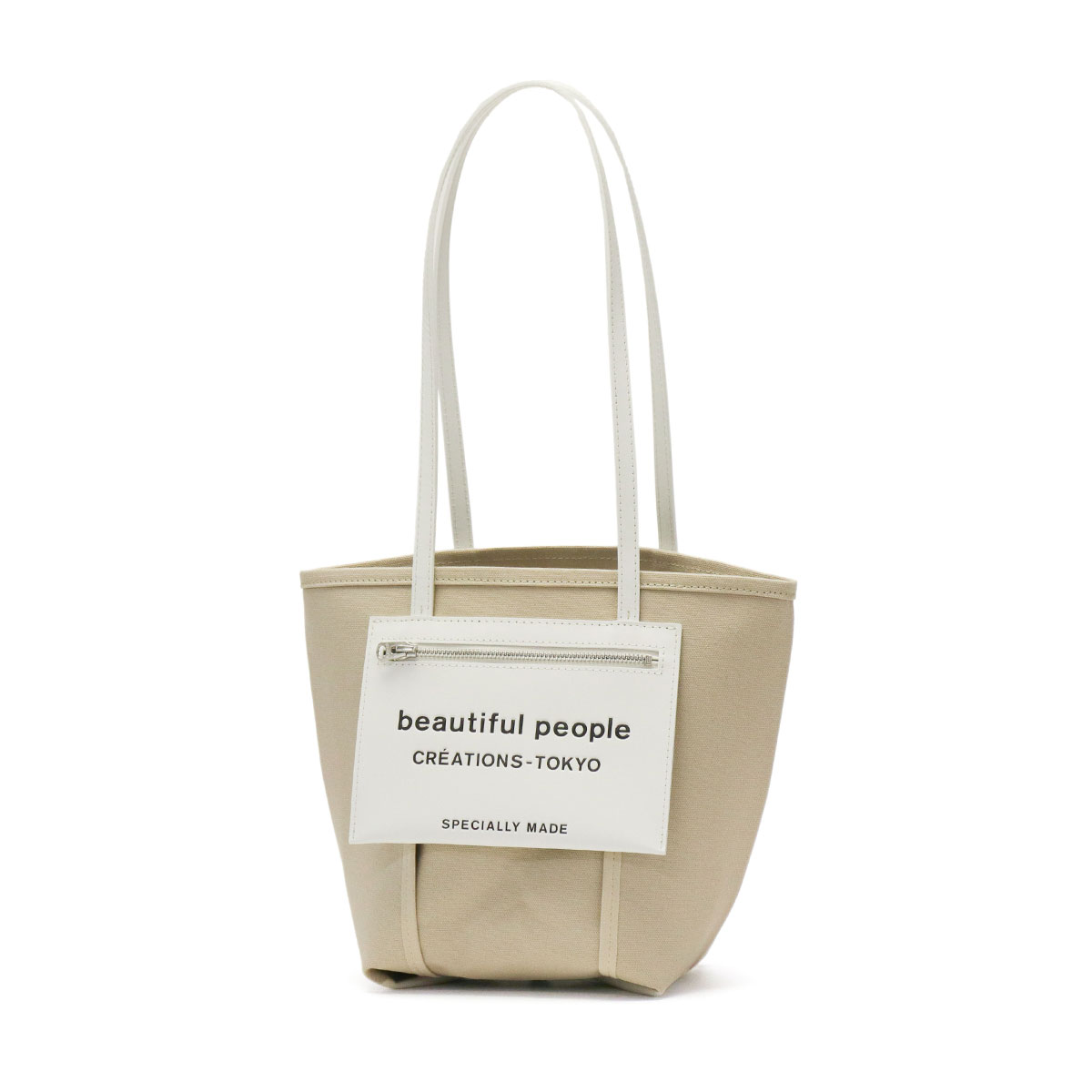 ビューティフルピープル トートバッグ beautiful people ライニングロゴポケットトートバッグM A4 A5 2WAY 日本製 レディース  611965