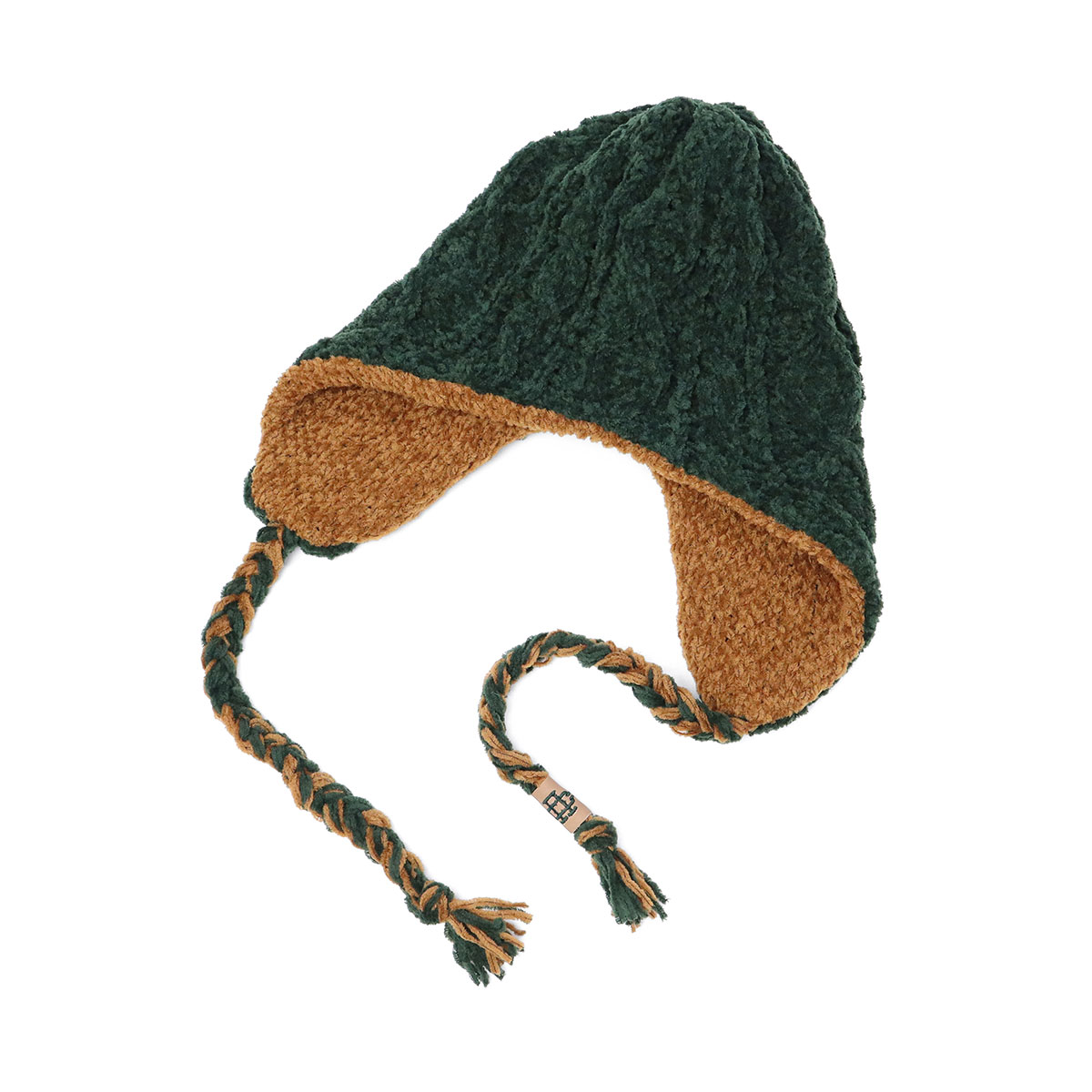 CA4LA 耳当てニット帽 VICTIM x CA4LA EAR FLAP KNIT CAP(ONESIZE BLACK): ニットキャップ