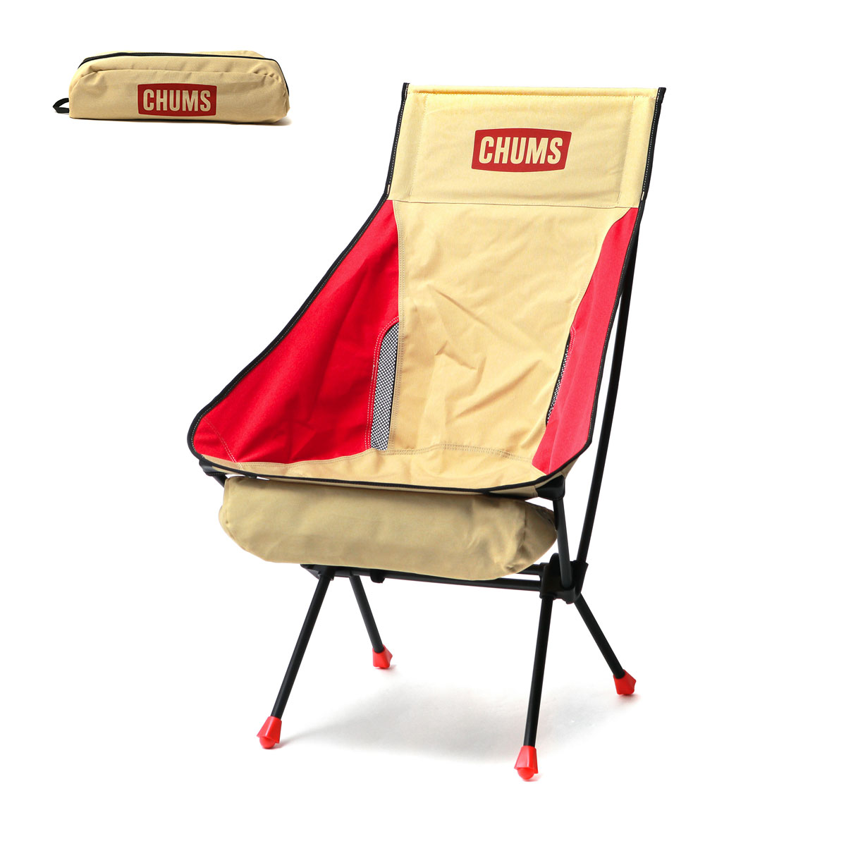 最大41%★6/23限定 チャムス 椅子 CHUMS コンパクトチェアブービーフットハイ Compact Chair Booby Foot High 軽量 折りたたみ メンズ レディース CH62-1800｜galleria-store｜02