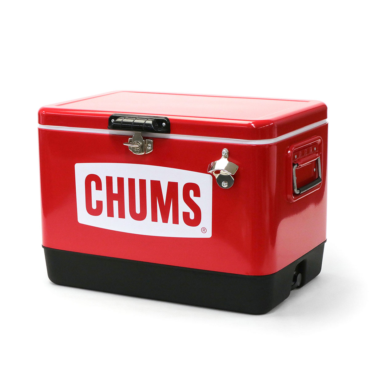 日本正規品 チャムス クーラーボックス CHUMS Steel Cooler Box 54L ハード...