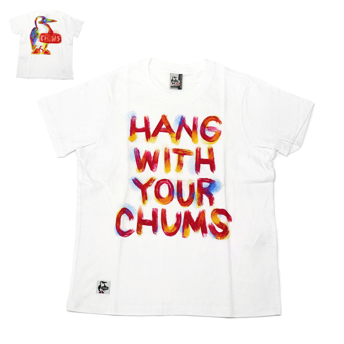 日本正規品 チャムス Tシャツ CHUMS RECYCLE COTTON Painting Boob...