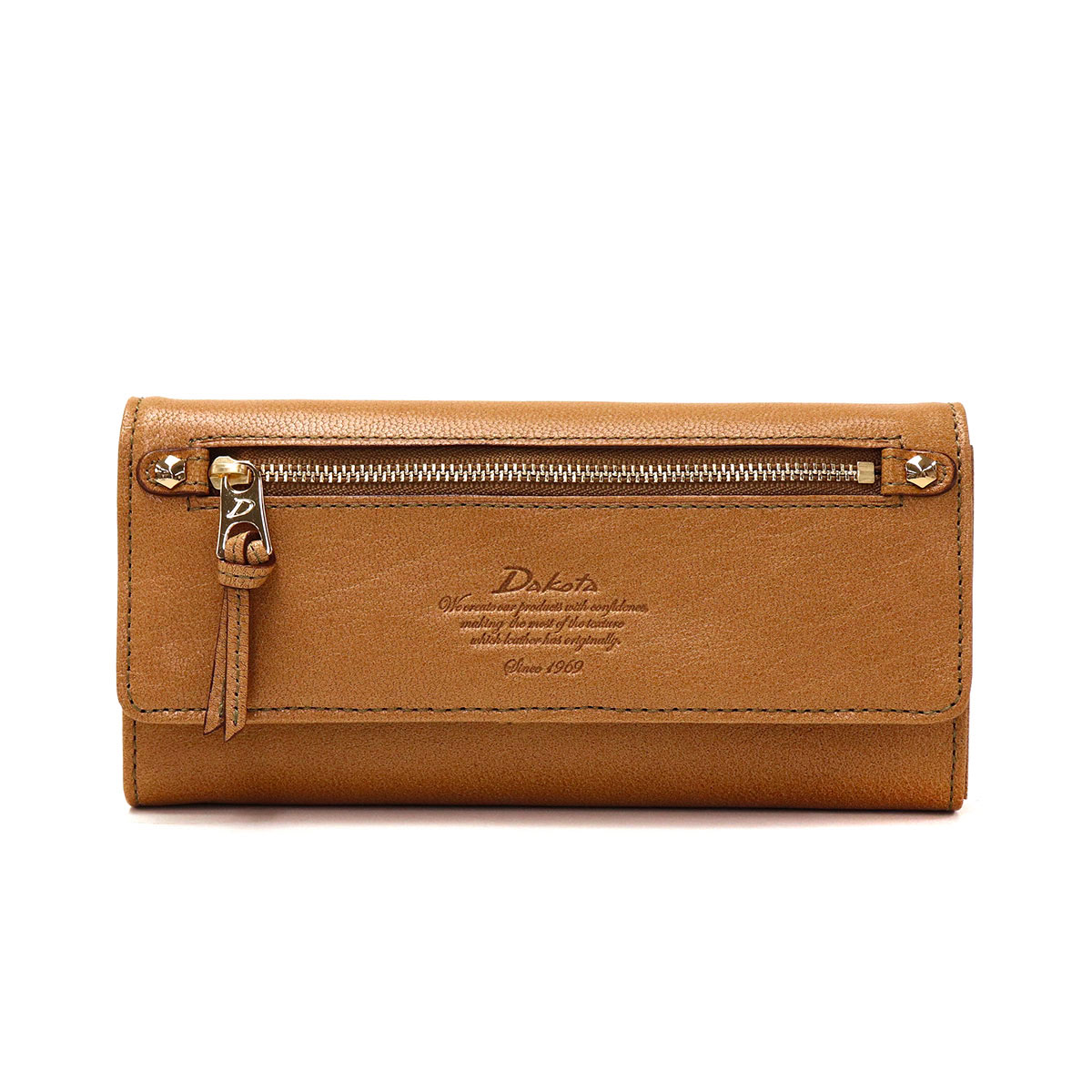 美品✨ Dakota ダコタ 羊革 レザー 長財布 ジップウォレット 小物入れ Dakota ダコタ小物+選べるノベルティ付 ダコタ 財布 モデルノ 長