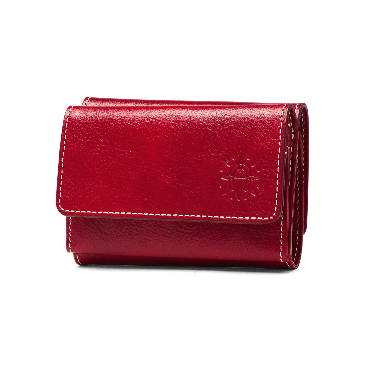 美品✨Dakota ダコタ レザー 革 三つ折り財布 がま口 レッド 赤 Dakota（ダコタ） 最大51%☆4/29迄 ダコタ小物+選べるノベルティ付 三